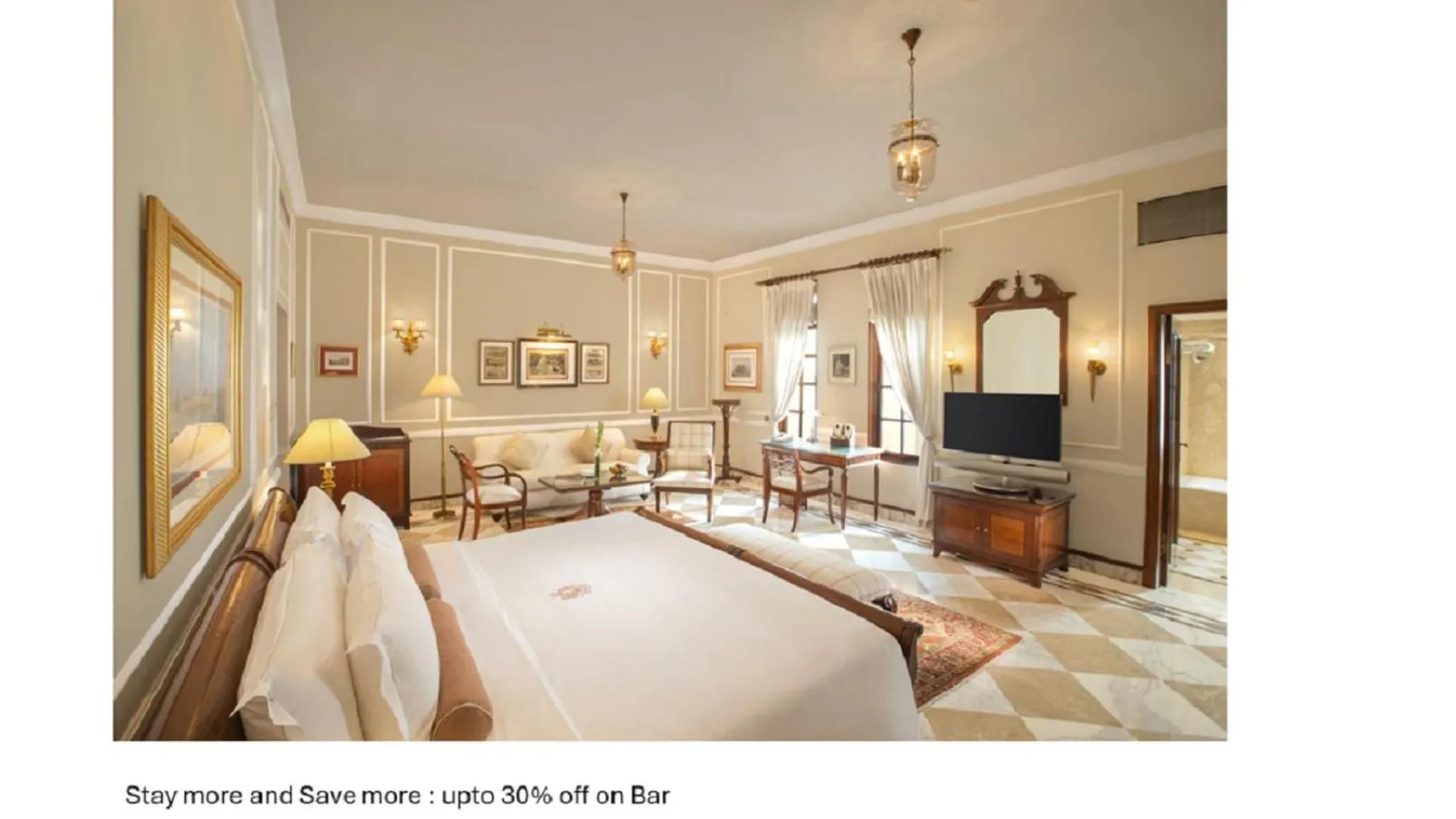 Bedroom, Bed in The Imperial, New Delhi