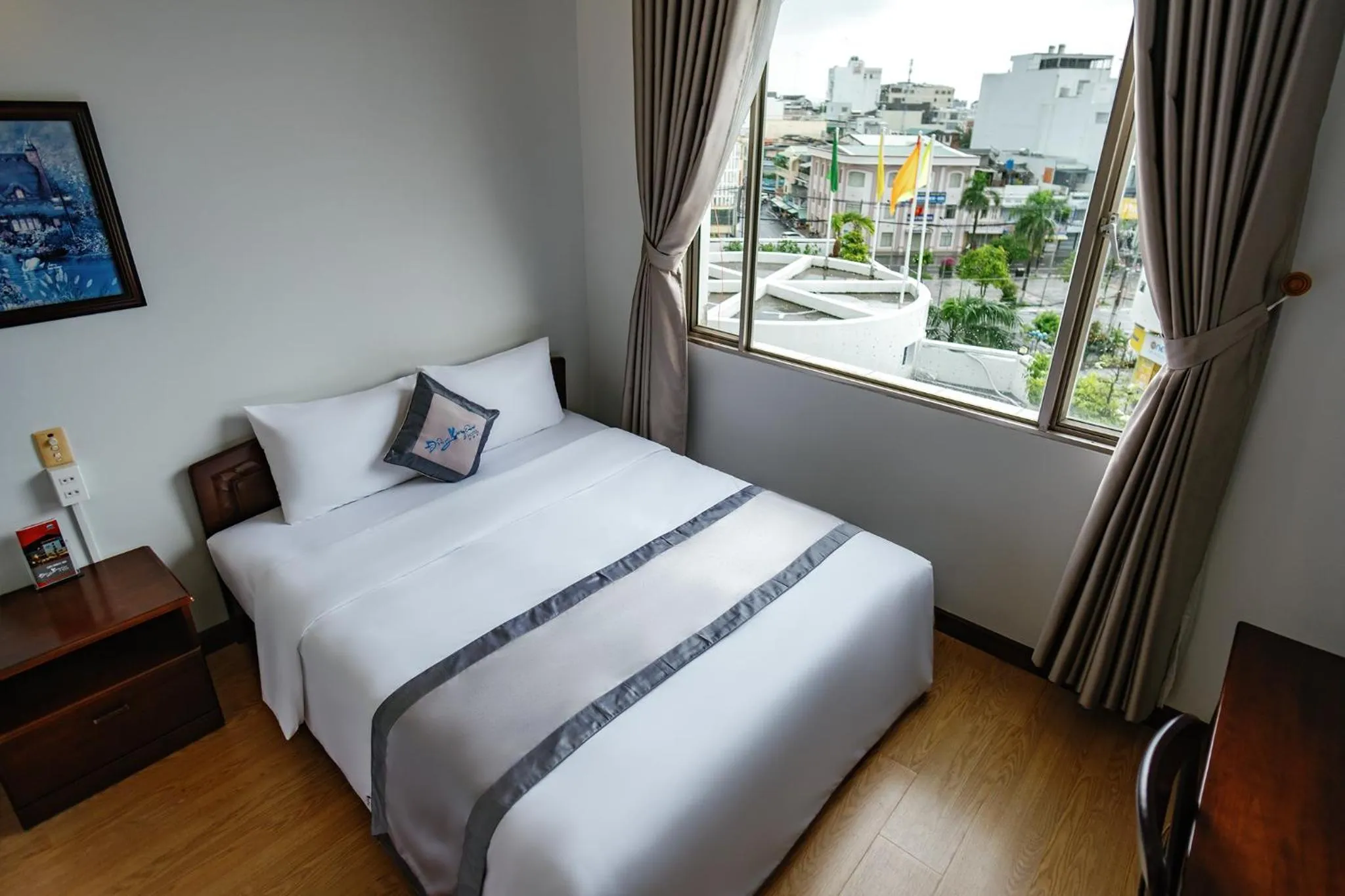 Bed in Đông Xuyên Hotel