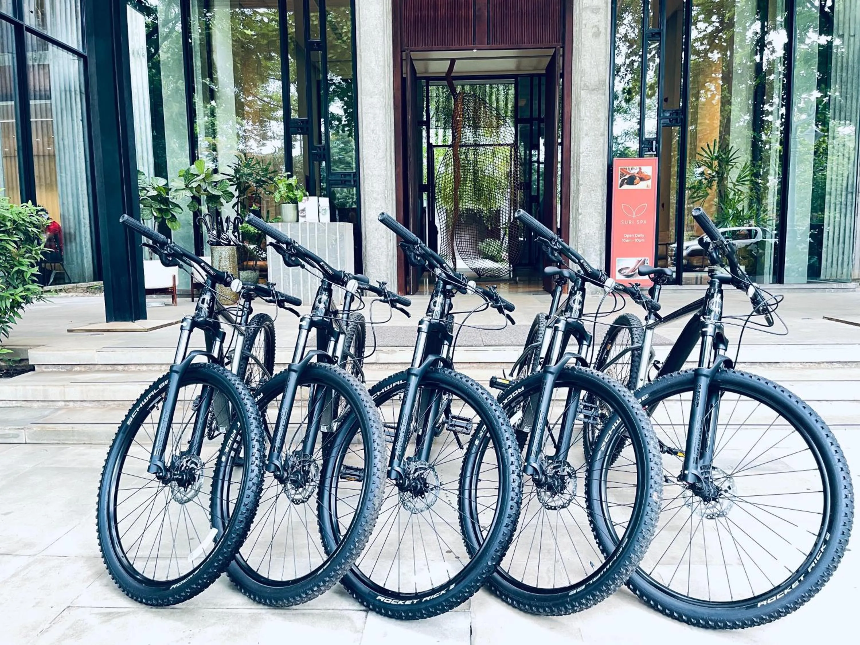 Cycling in Treeline Urban Resort