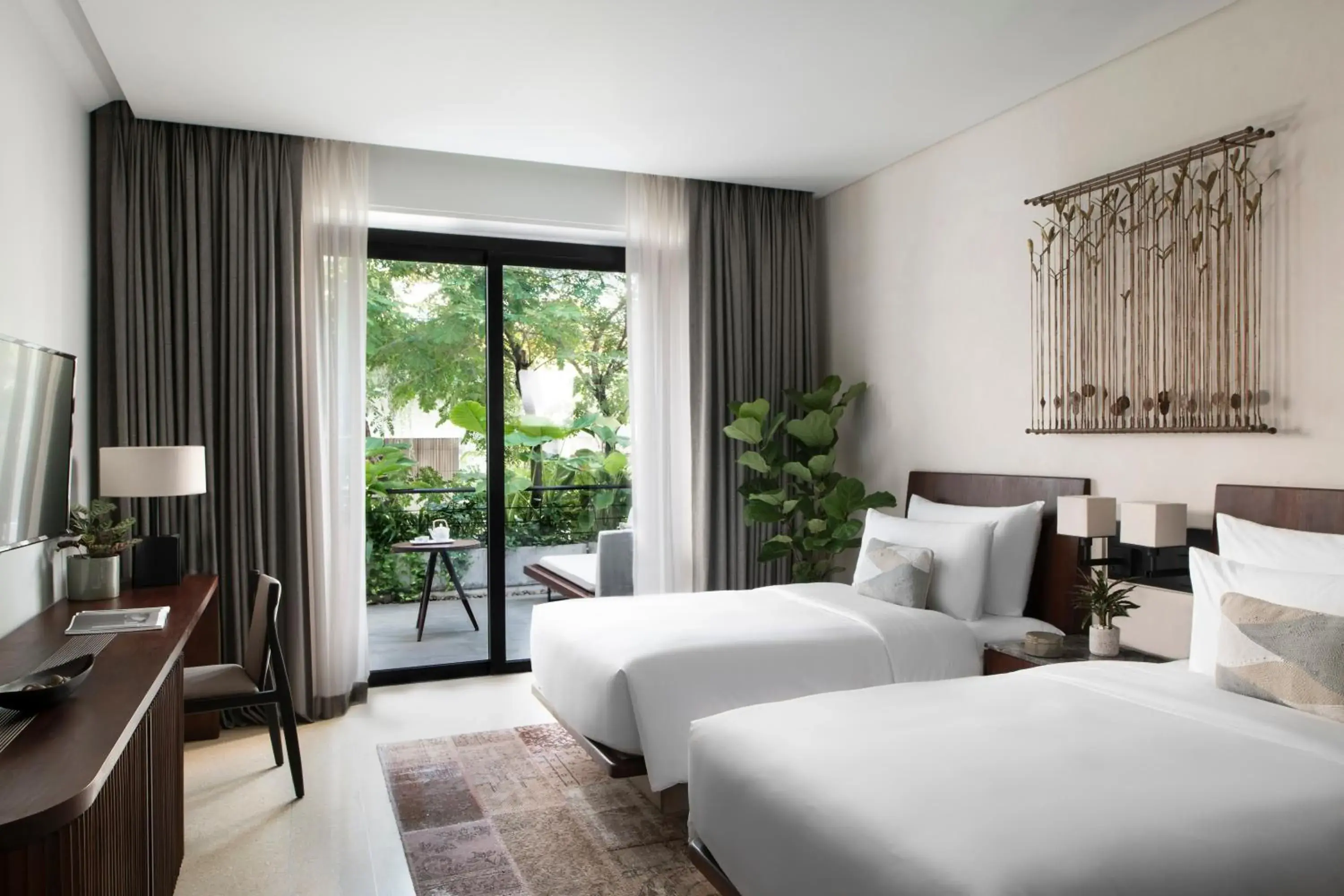 Deluxe Living Twin Room in Treeline Urban Resort Deluxe Living Twin Room in Treeline Urban Resort