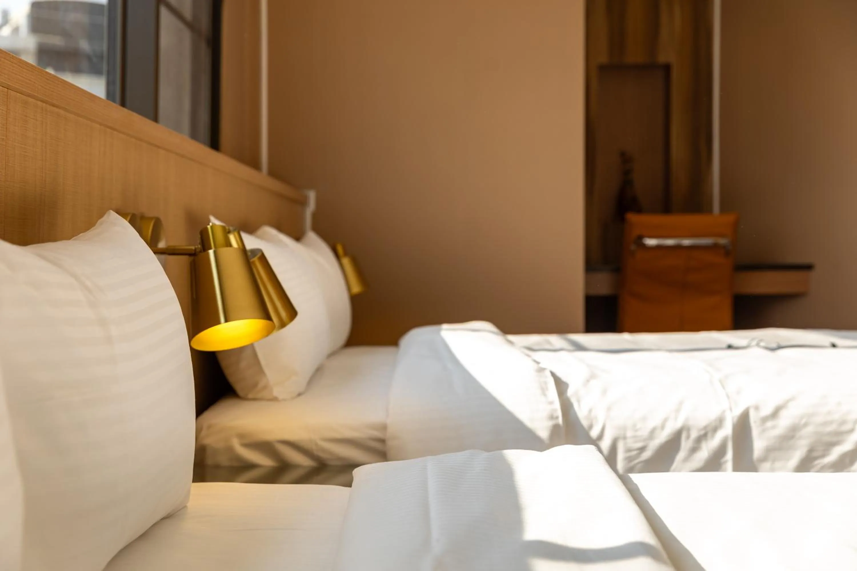 Bed in 露夏旅社 l 納康商旅 l 智能入住 l 鄰近花園夜市