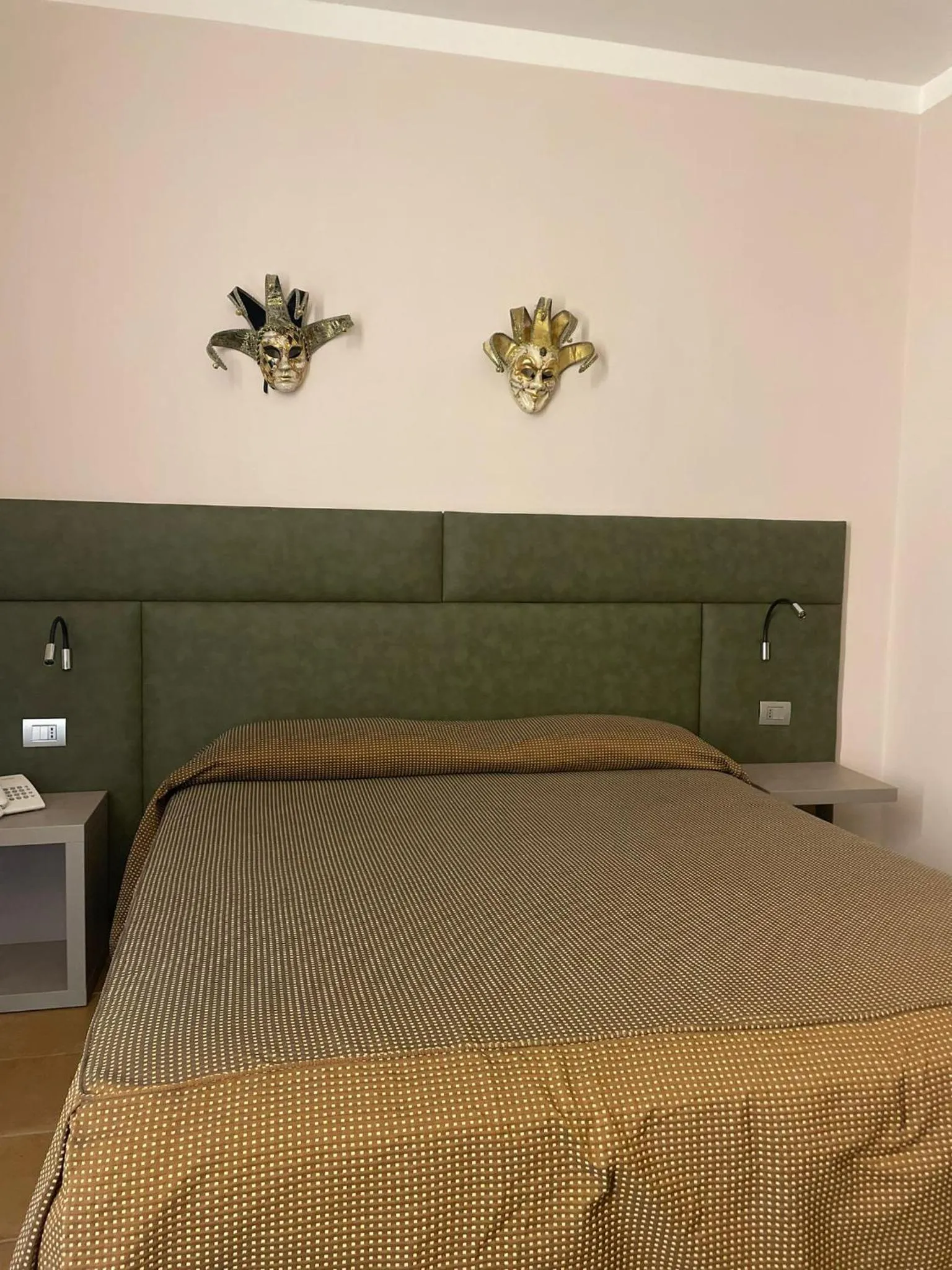 Bed in Hotel San Marco