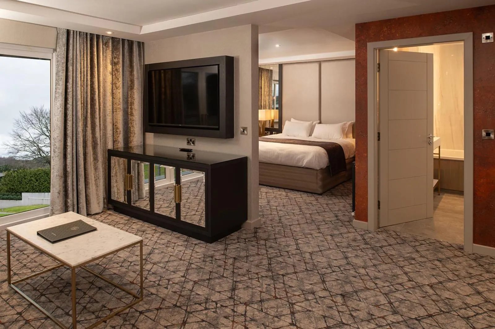 Bed in Radstone Hotel