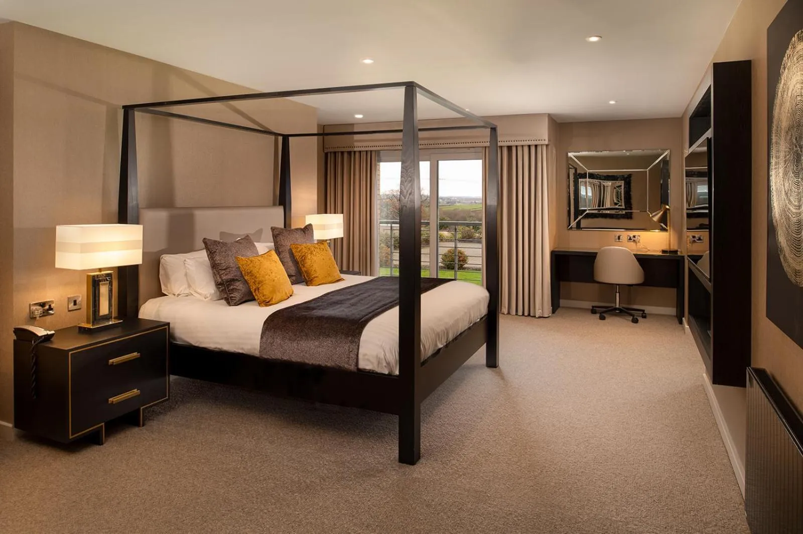 Bed in Radstone Hotel