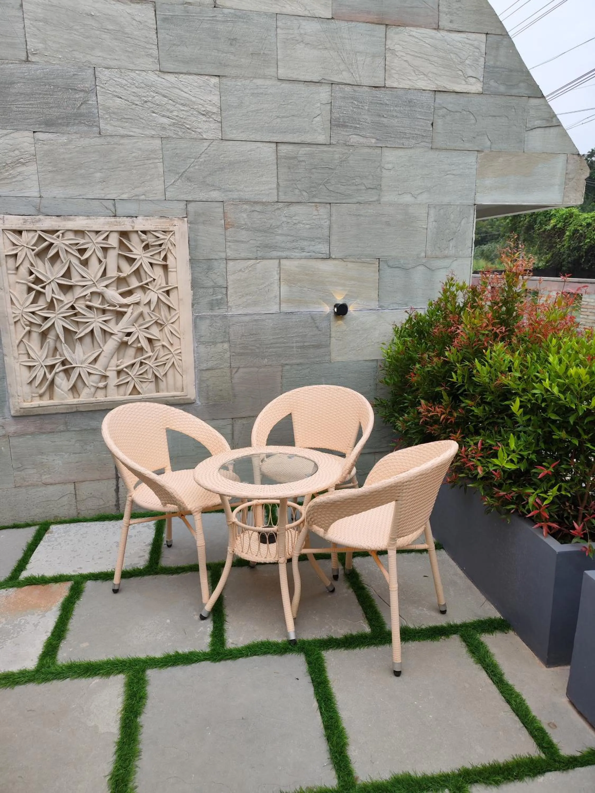 Seating area in Getaway Beach Resort Kovalam