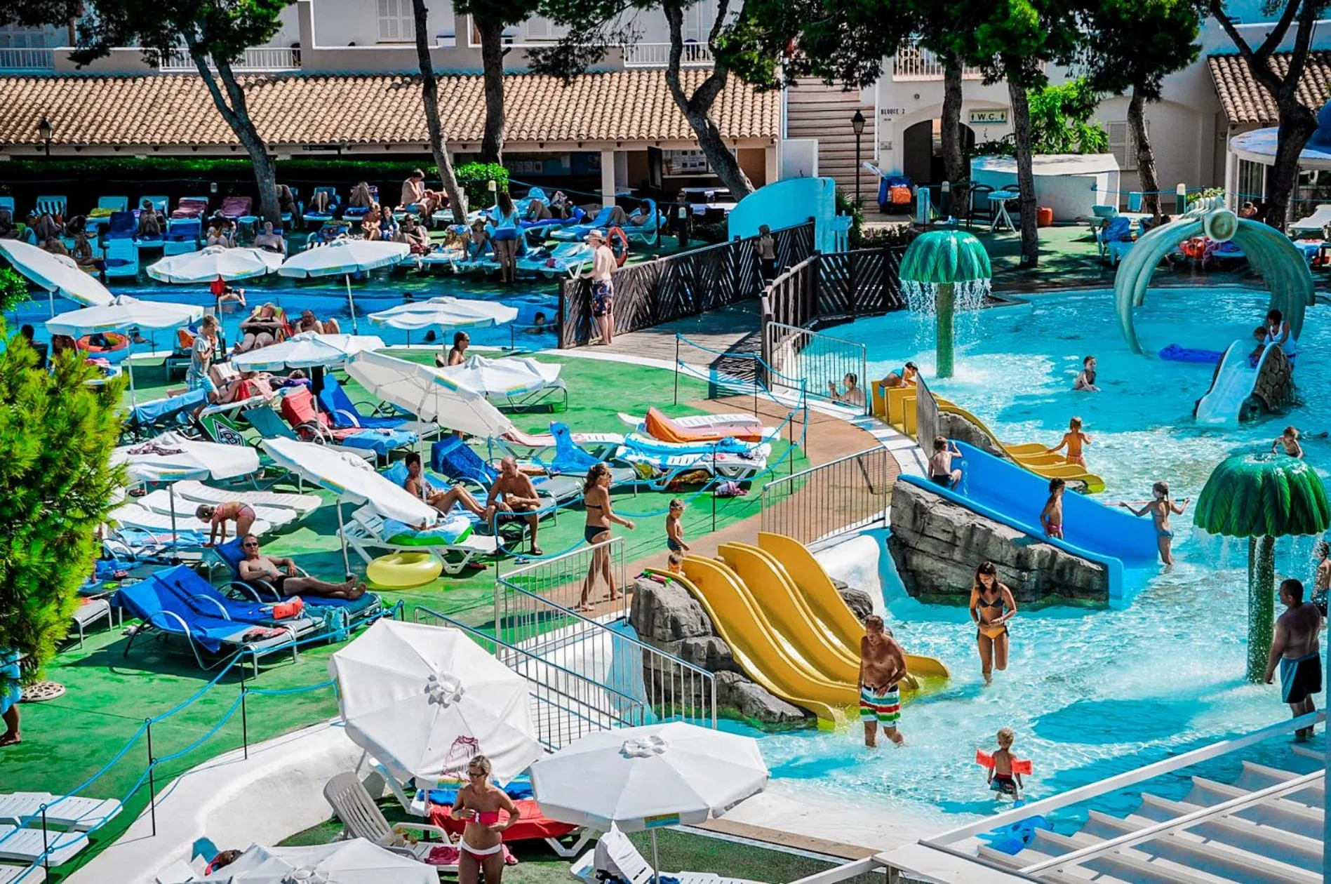 Aqua park in Hotel Club Es Talaial