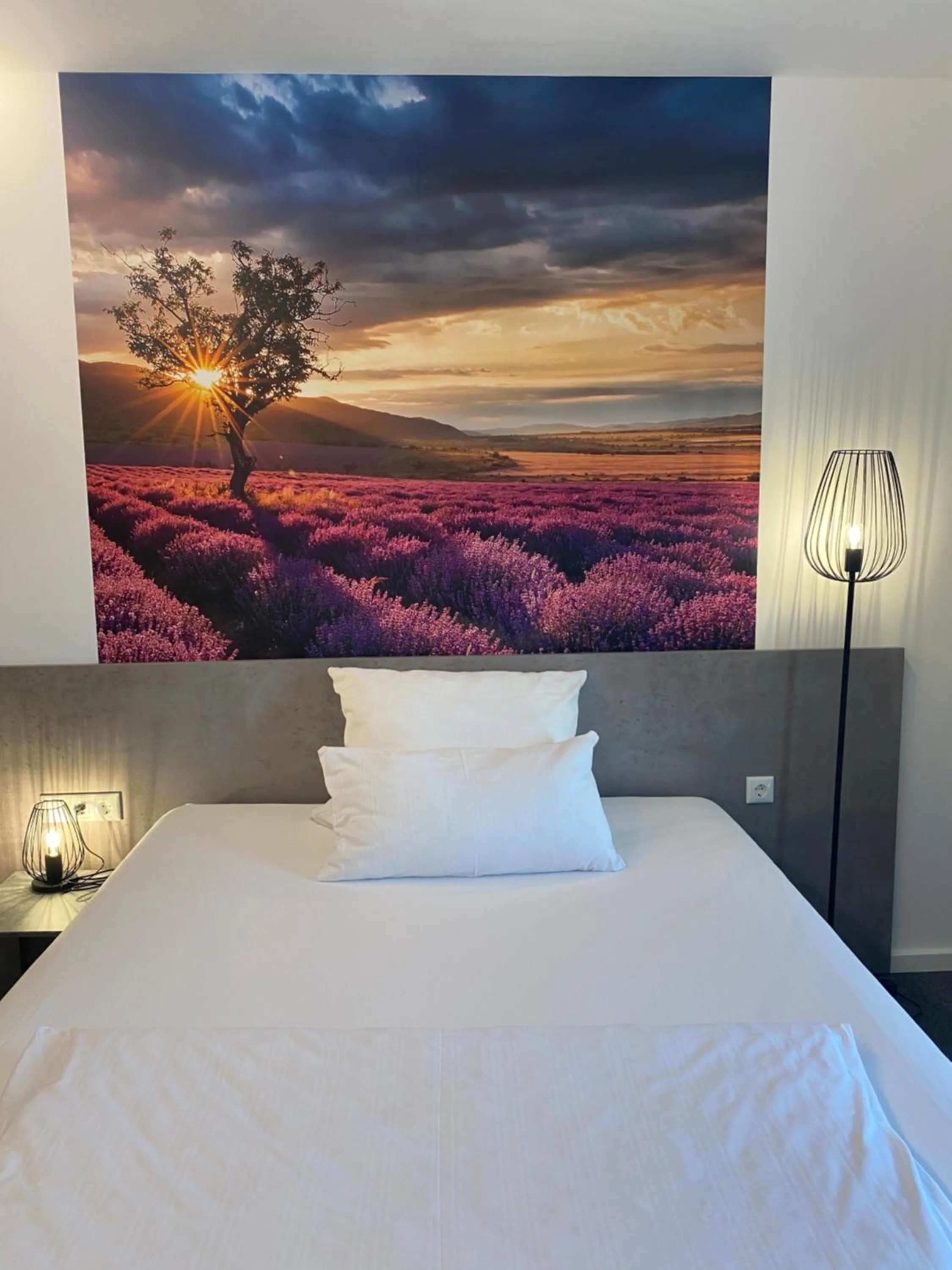 Bed in Hotel Villa Toskana