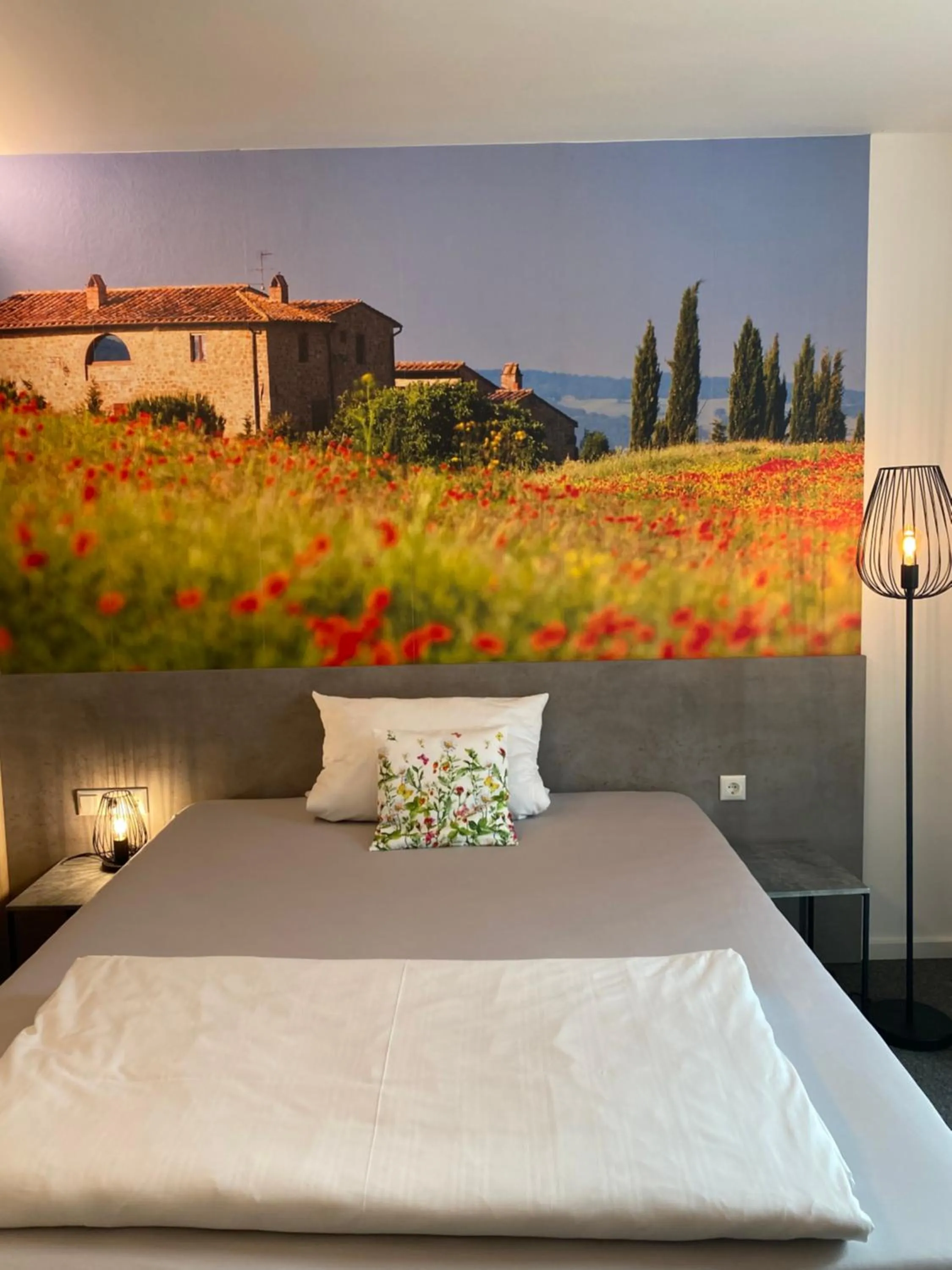 Bed in Hotel Villa Toskana