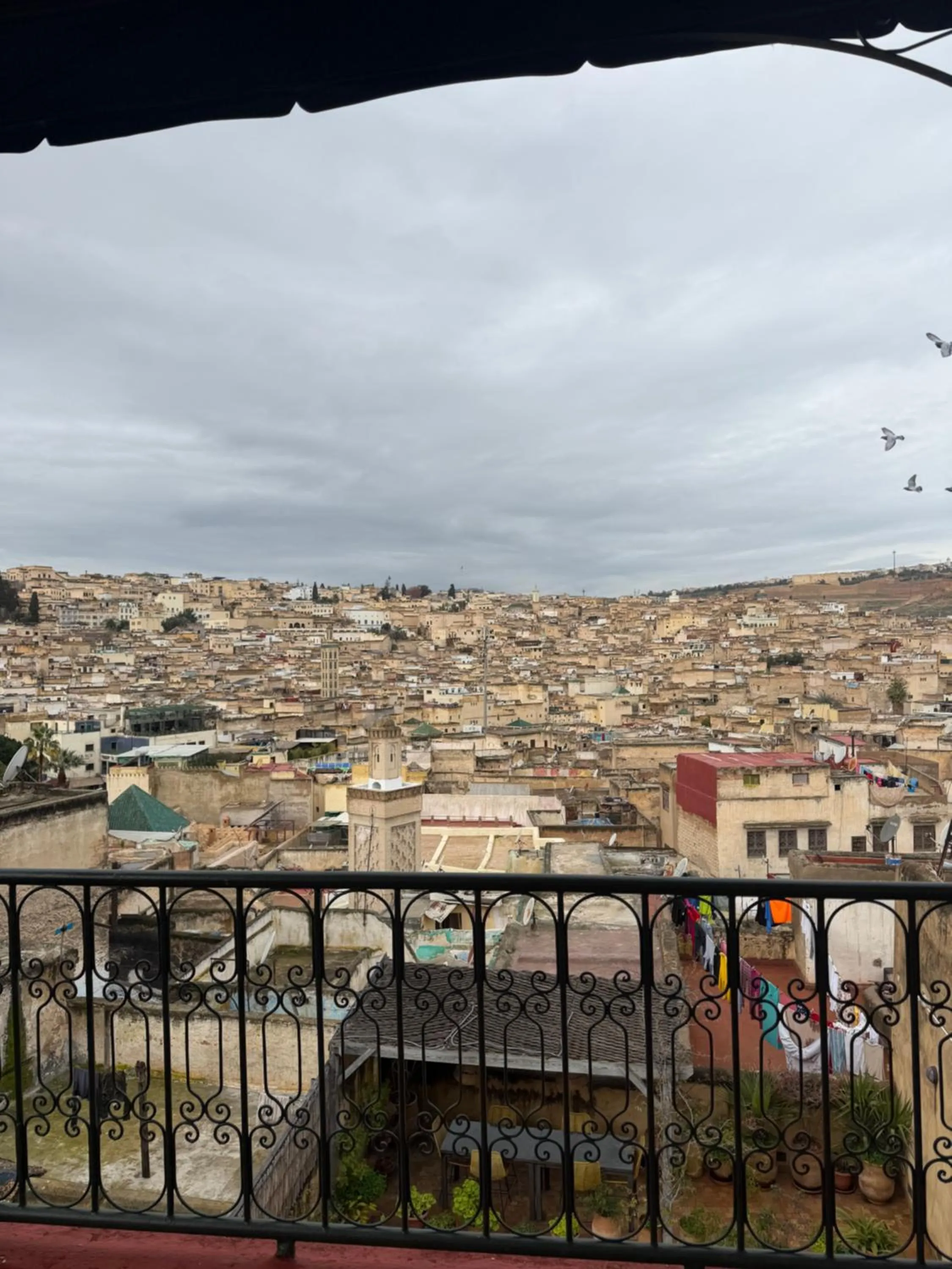 View (from property/room) in Riad Dar FES 12 century luxury home