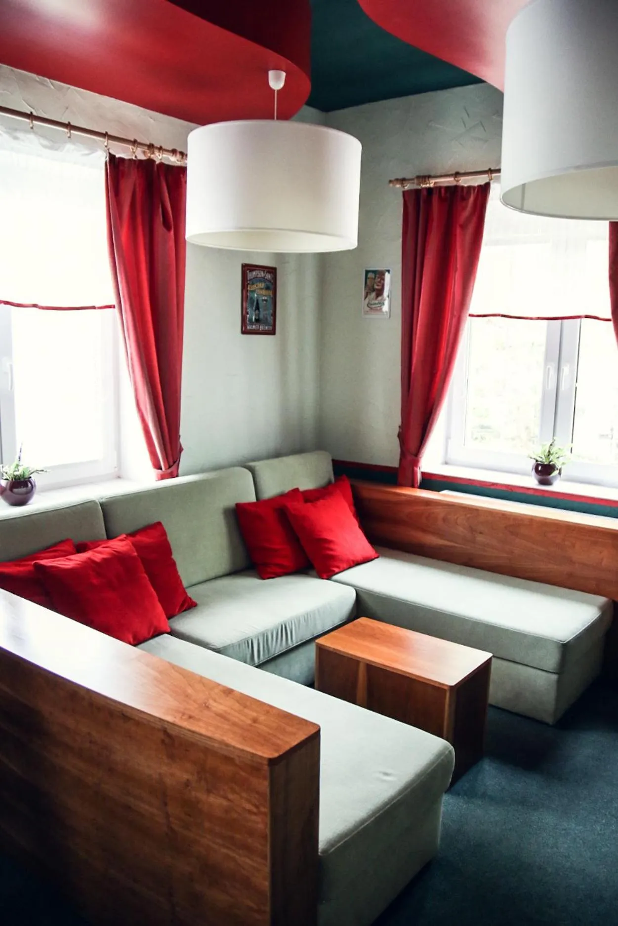 Bed in Hotel Sirákov