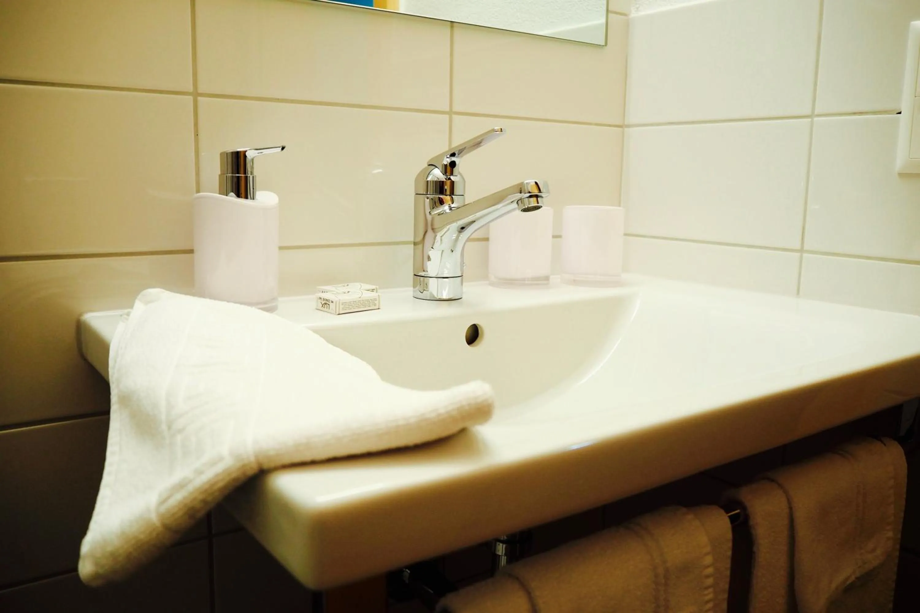Bathroom in Hotel Restaurant Rothorn