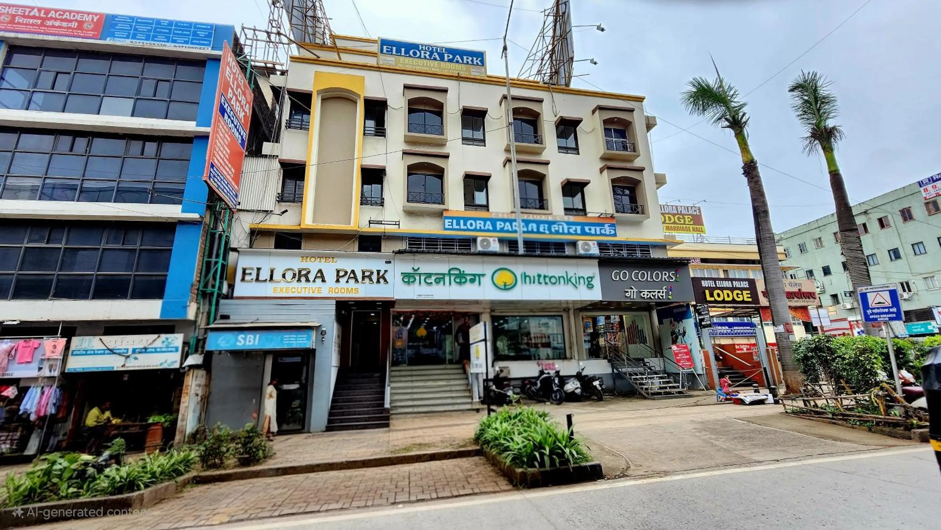 Property building in Hotel Ellora Park
