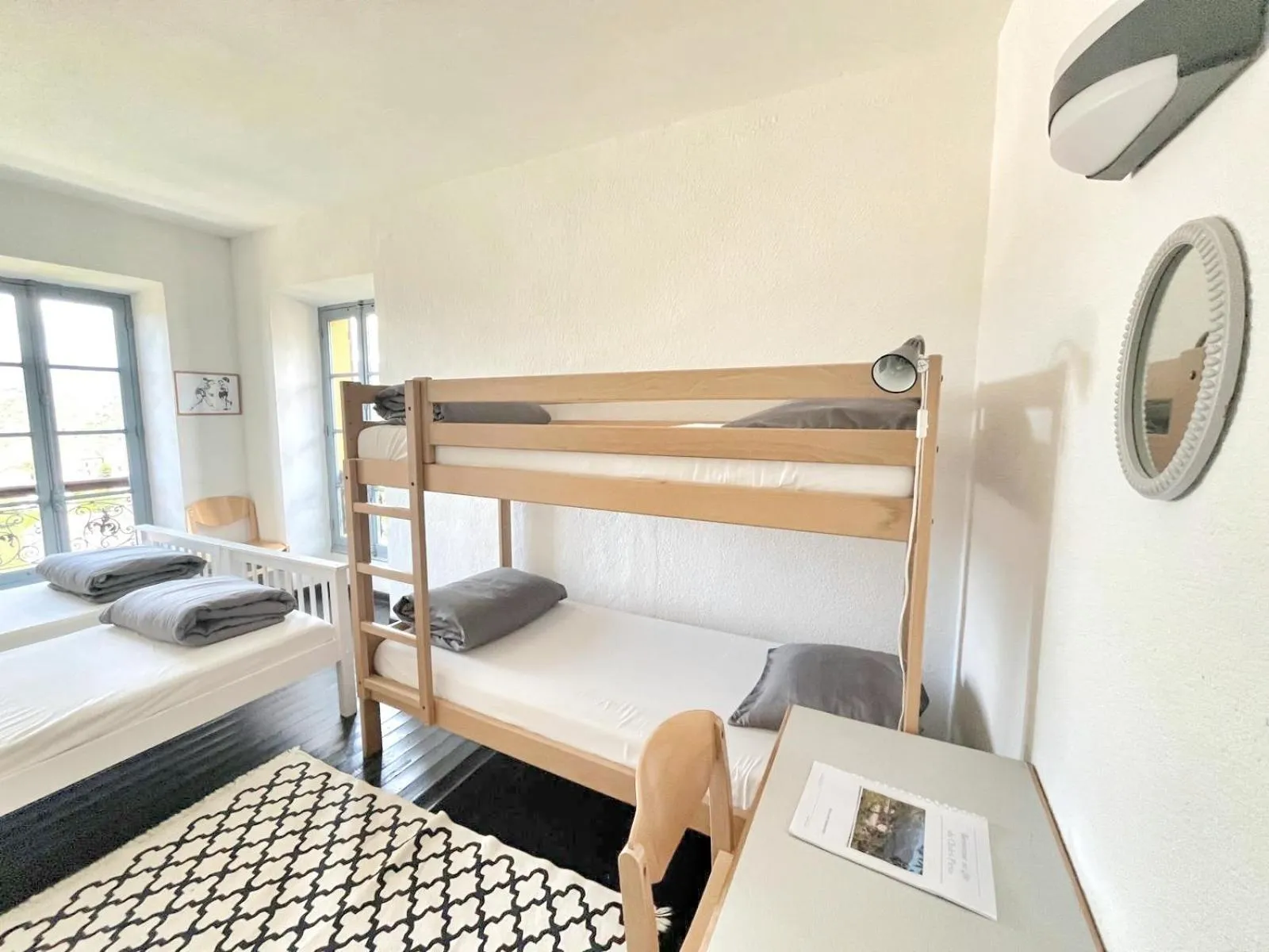 Bed in Gîte du Chalet Pietri