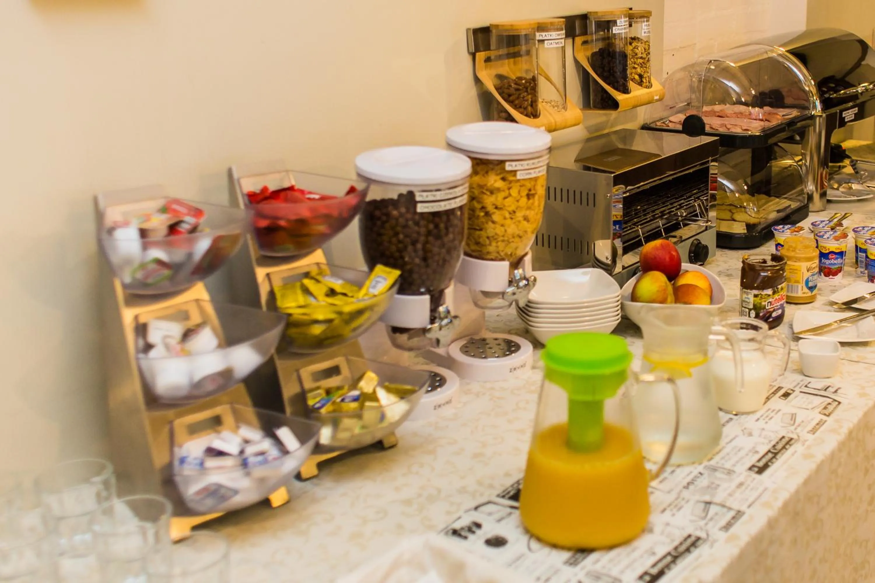 Food and drinks in Mohito Bed&Breakfast