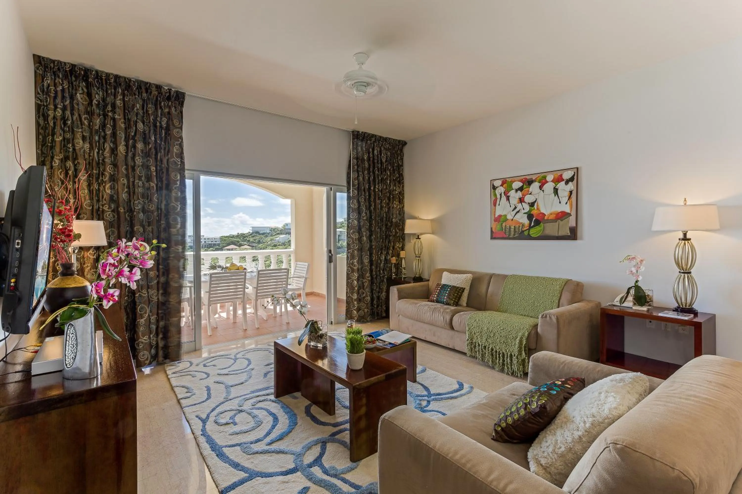 Living room in Princess Heights Luxury Condo Hotel