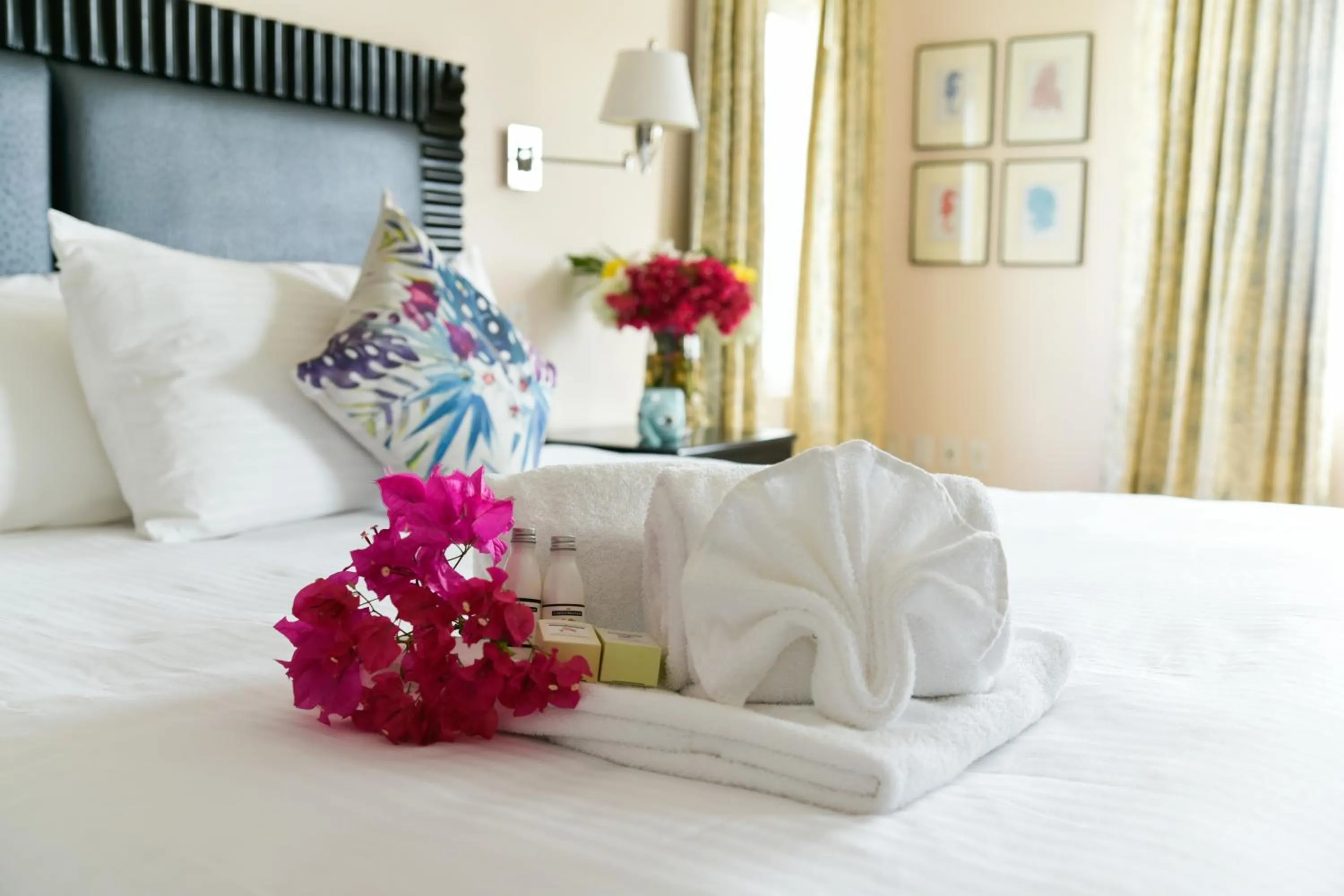 Bed in Princess Heights Luxury Condo Hotel