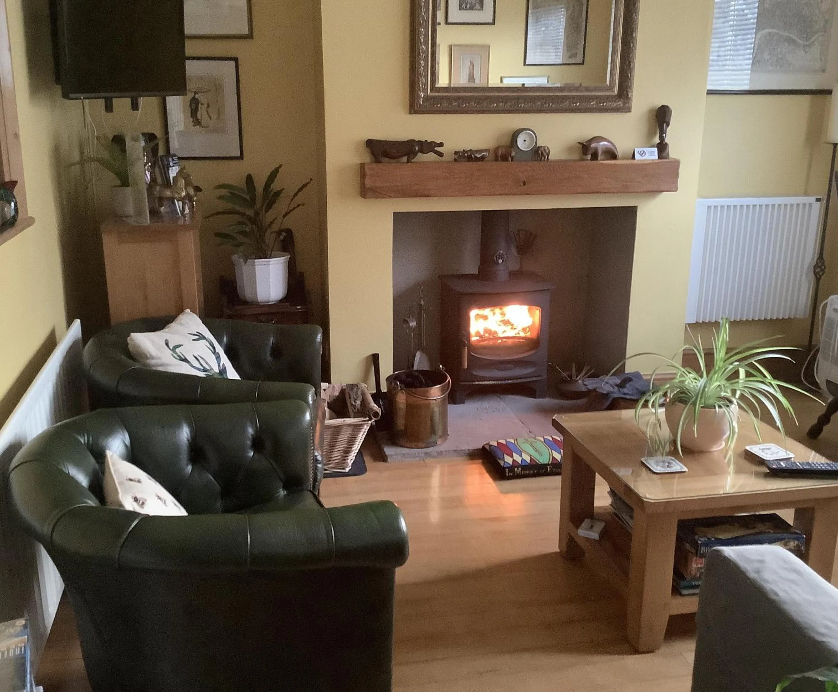 Living room in The Old Posthouse B&B