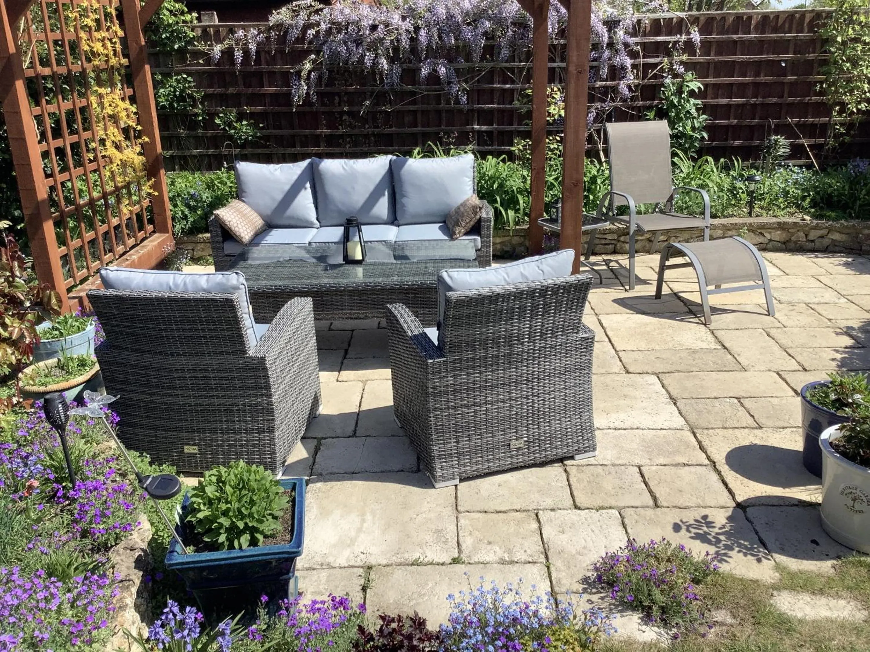 Patio in The Old Posthouse B&B