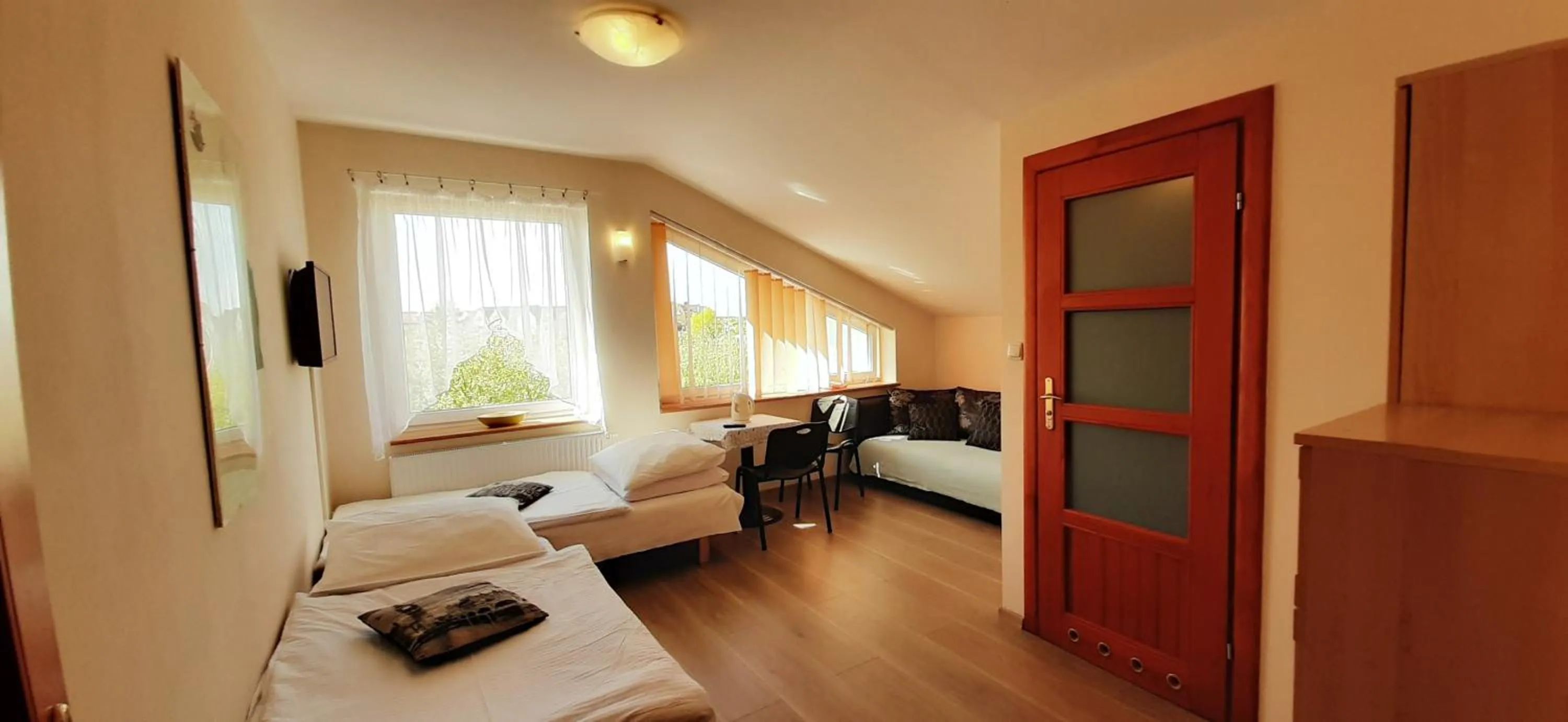 Bed in Słoneczny Dom pokoje i apartament na wynajem