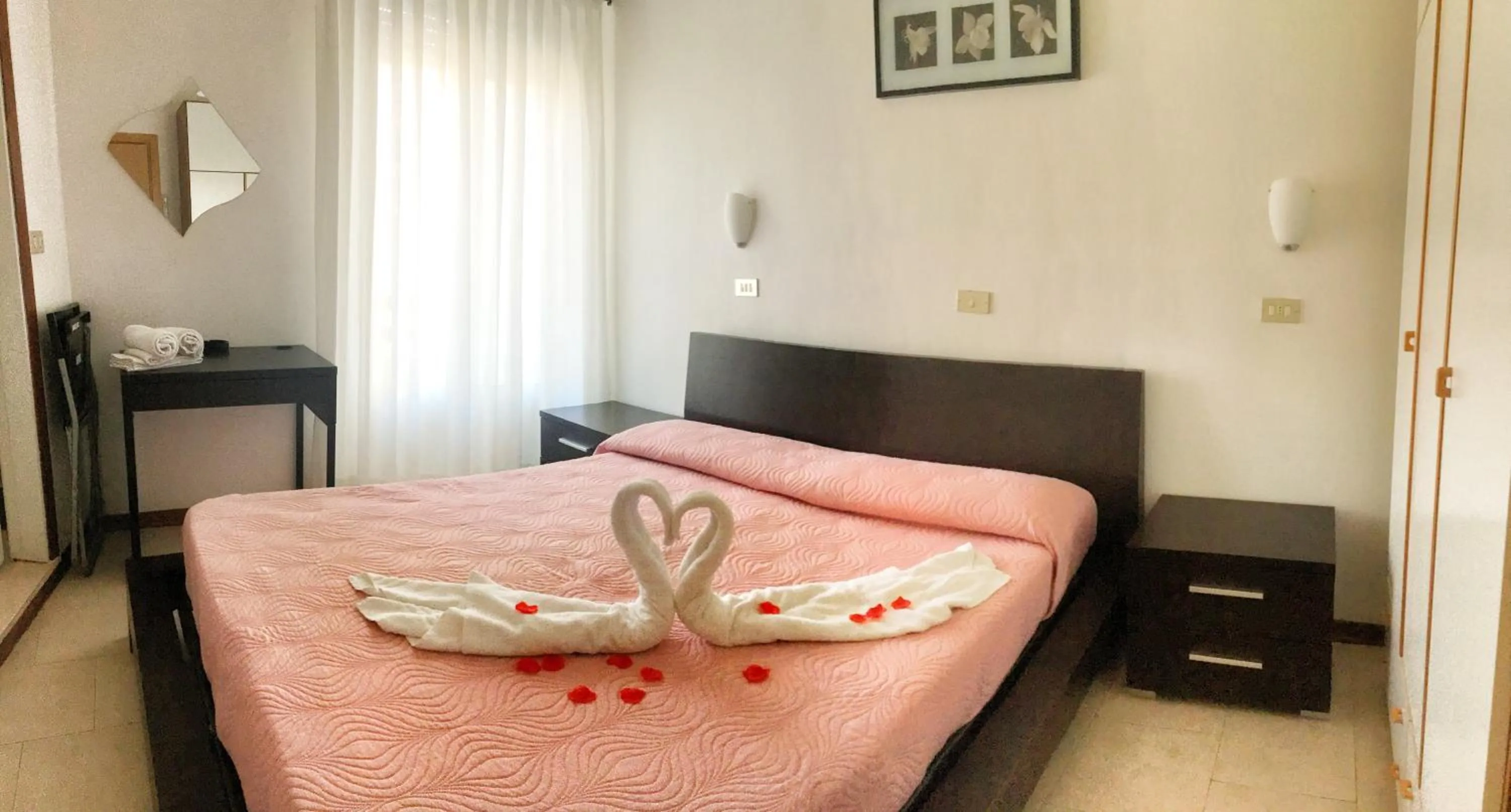 Bed in Hotel Graziana