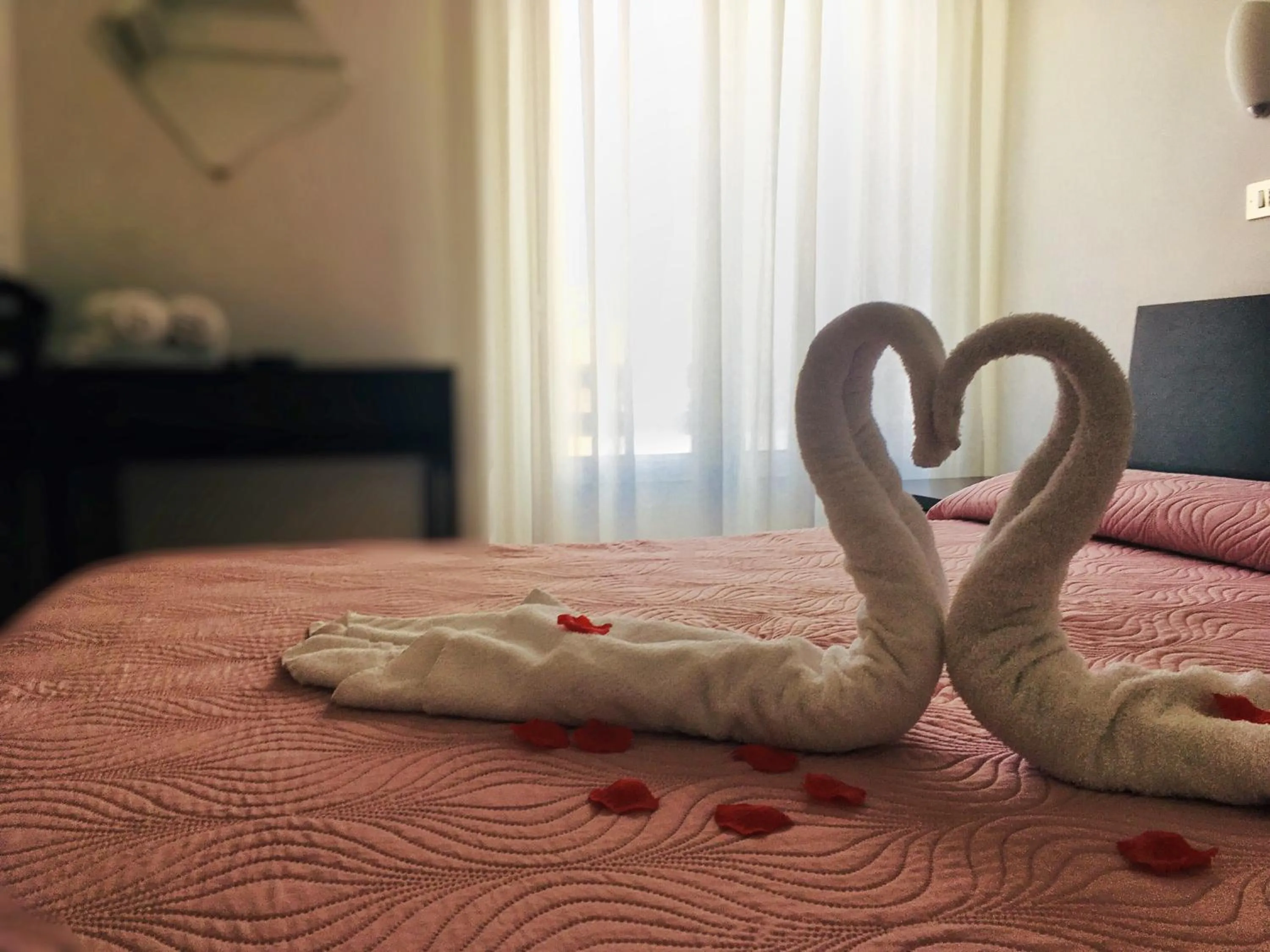 Bed in Hotel Graziana