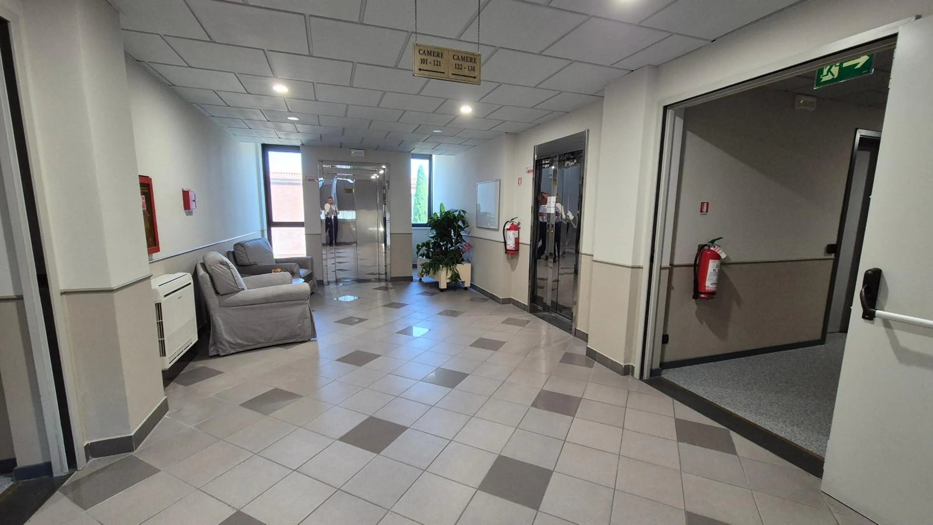 elevator in Hotel Le Cerbaie