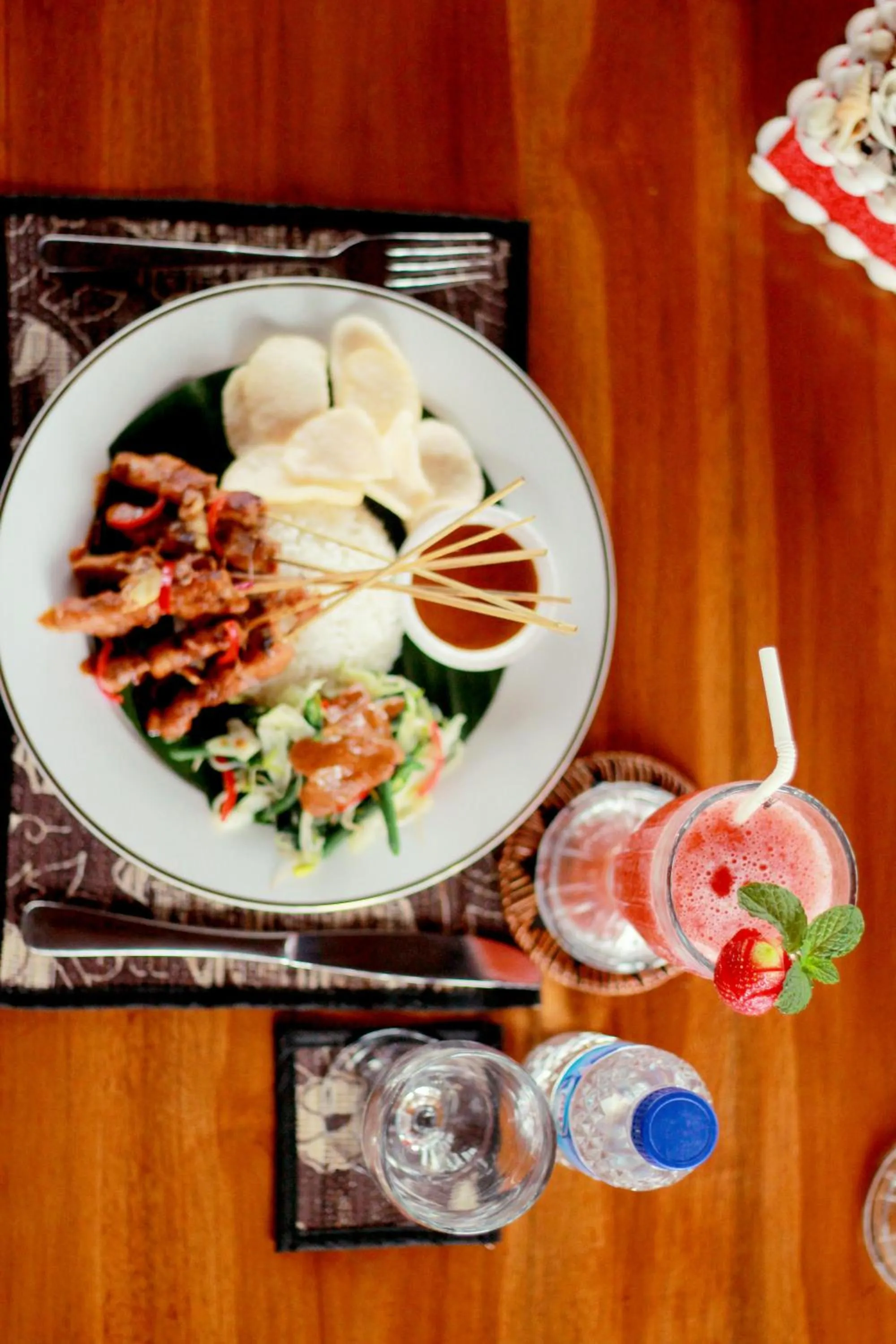 Lunch in The Garuda Villa and Restaurant