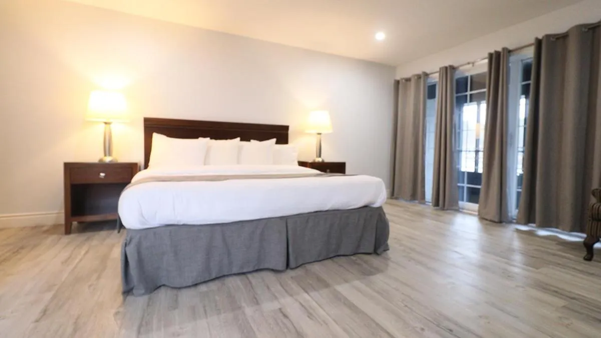 Bed in Algonquin Lakeside Inn