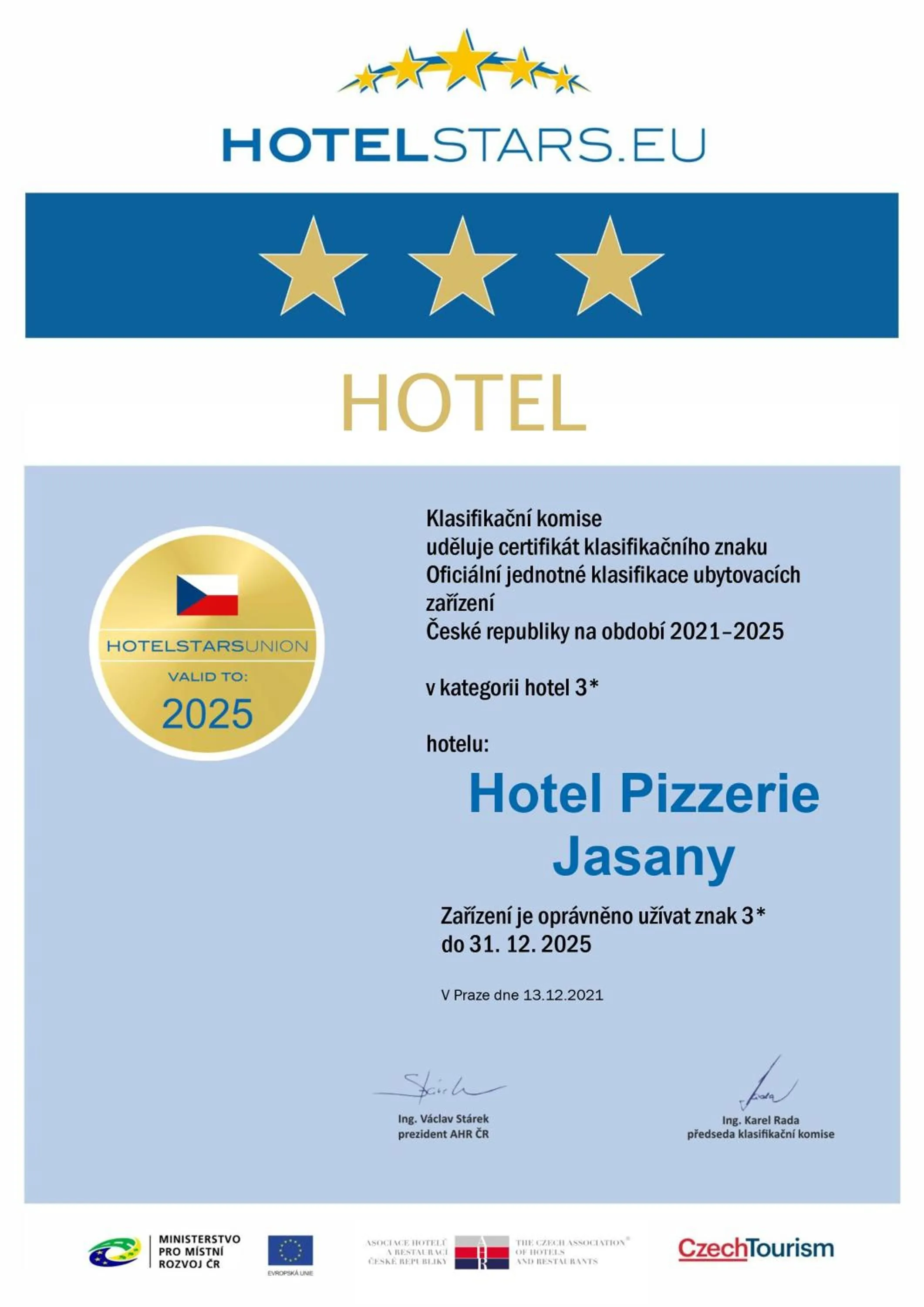 Property building in Hotel & Restaurace Pizzerie Jasany