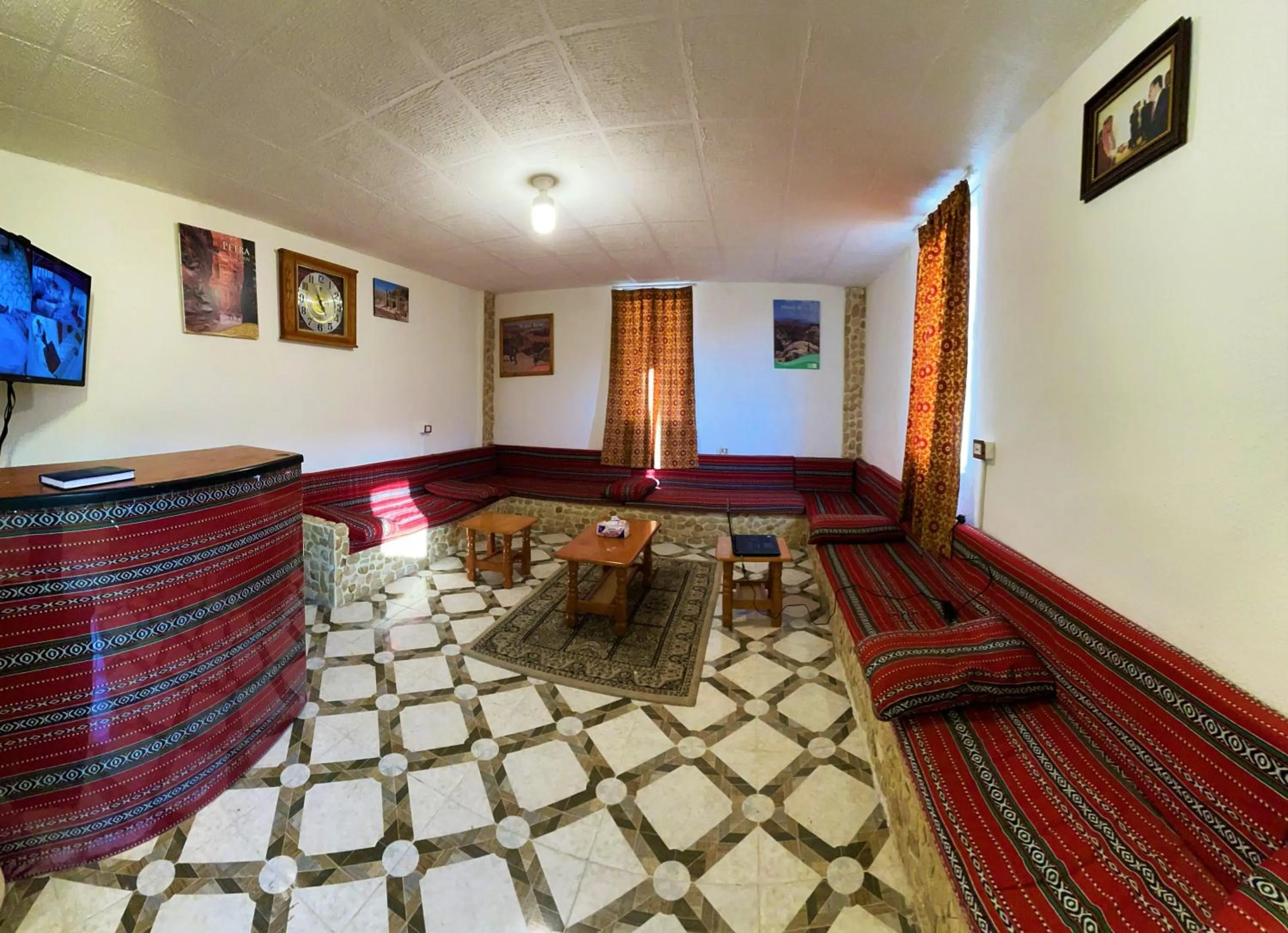 Seating area in Orient Gate