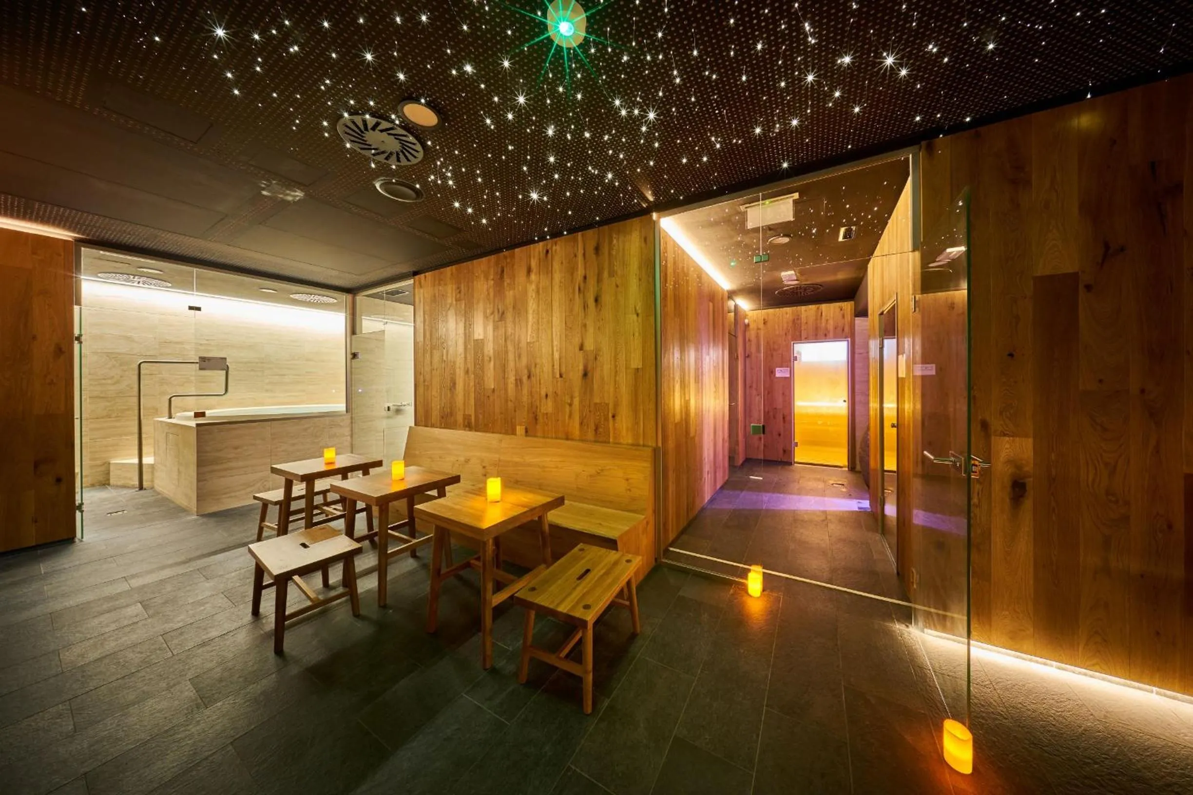 Sauna in Aparthotel Svatý Vavřinec