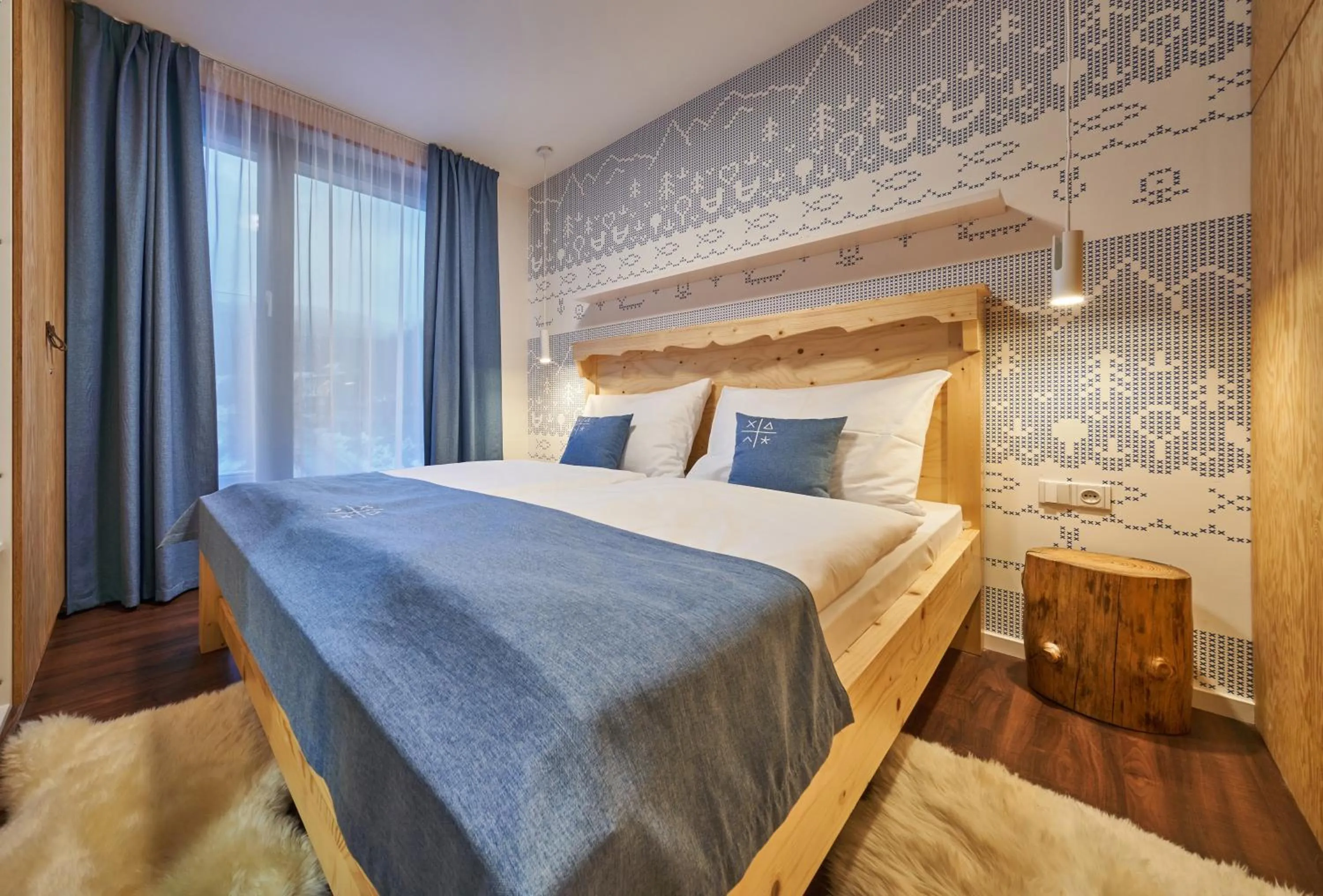 Bedroom, Bed in Aparthotel Svatý Vavřinec