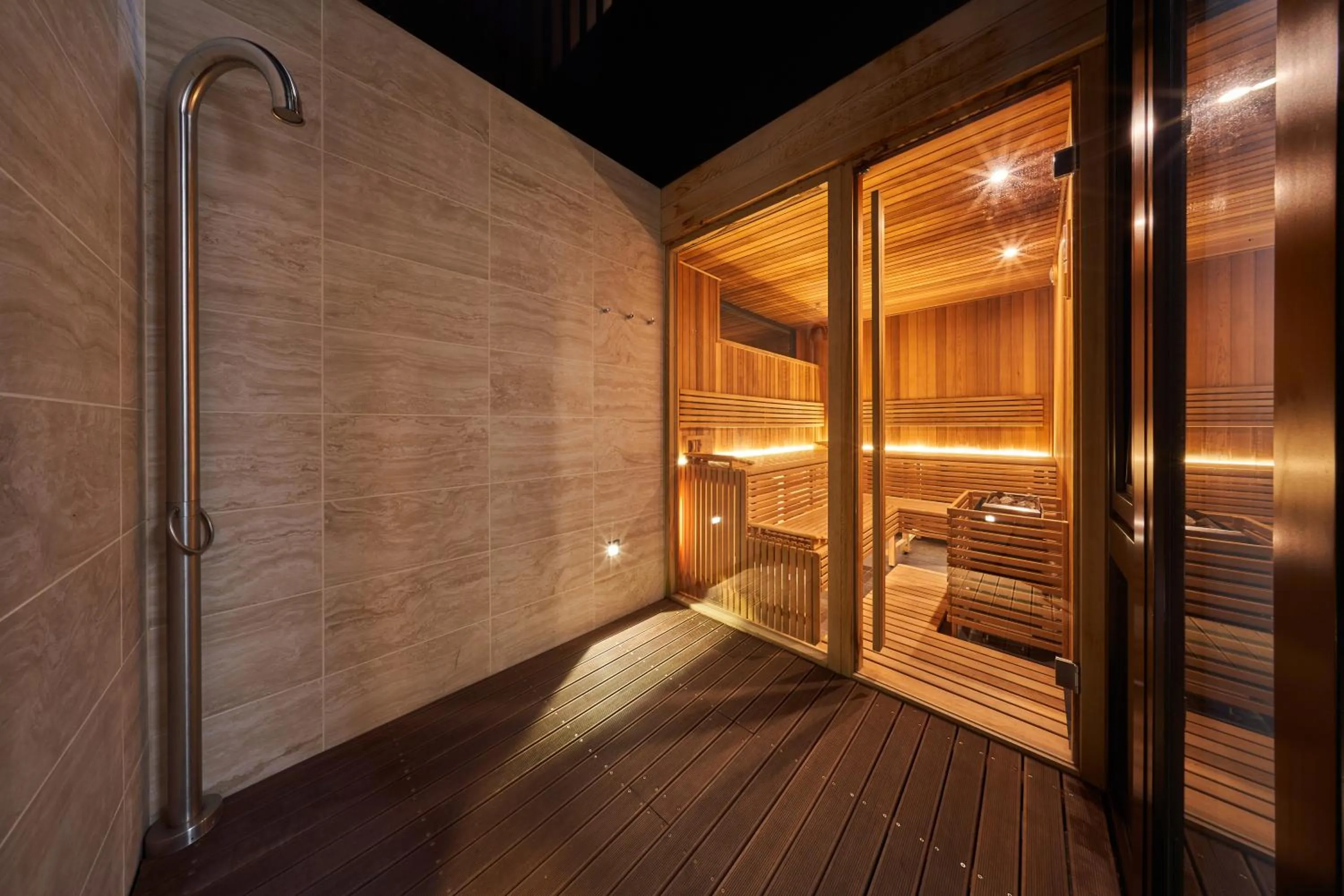 Sauna in Aparthotel Svatý Vavřinec