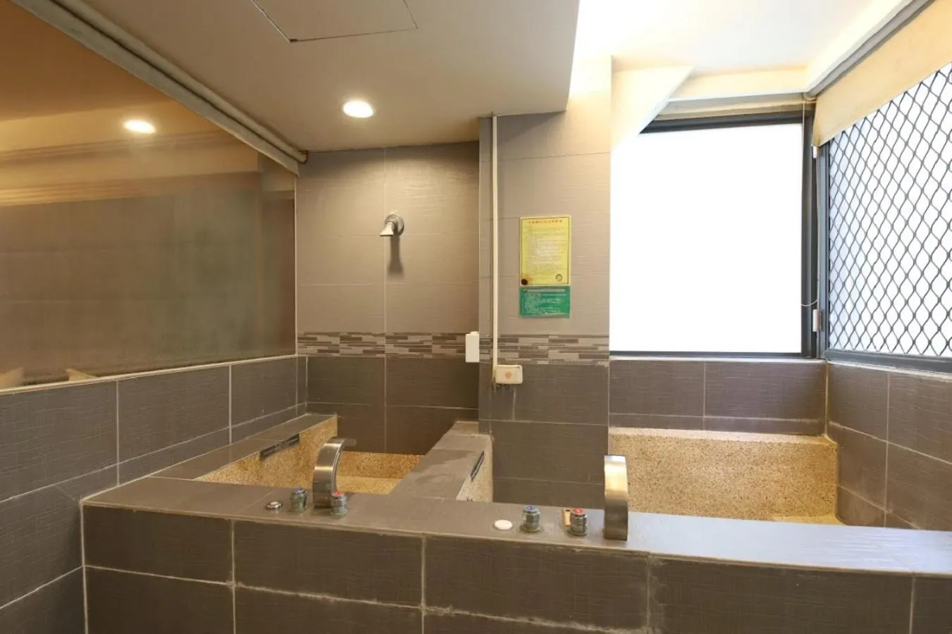 Shower in Yosemite Hot Spring Resort