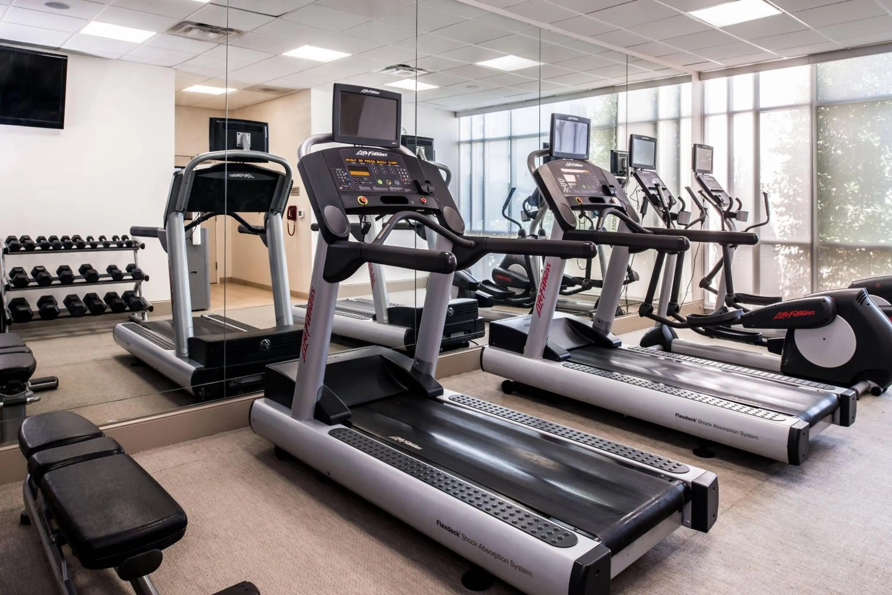 Fitness centre/facilities in SpringHill Suites by Marriott Huntsville Downtown