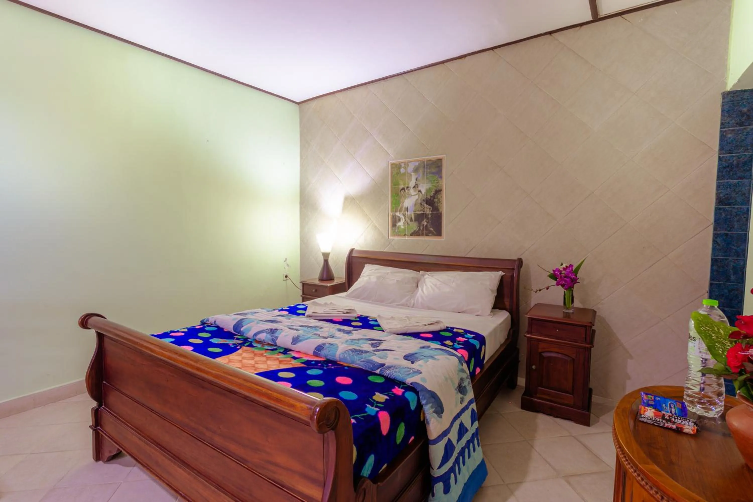 Bed in Pacung Indah Hotel & Restaurant by ecommerceloka