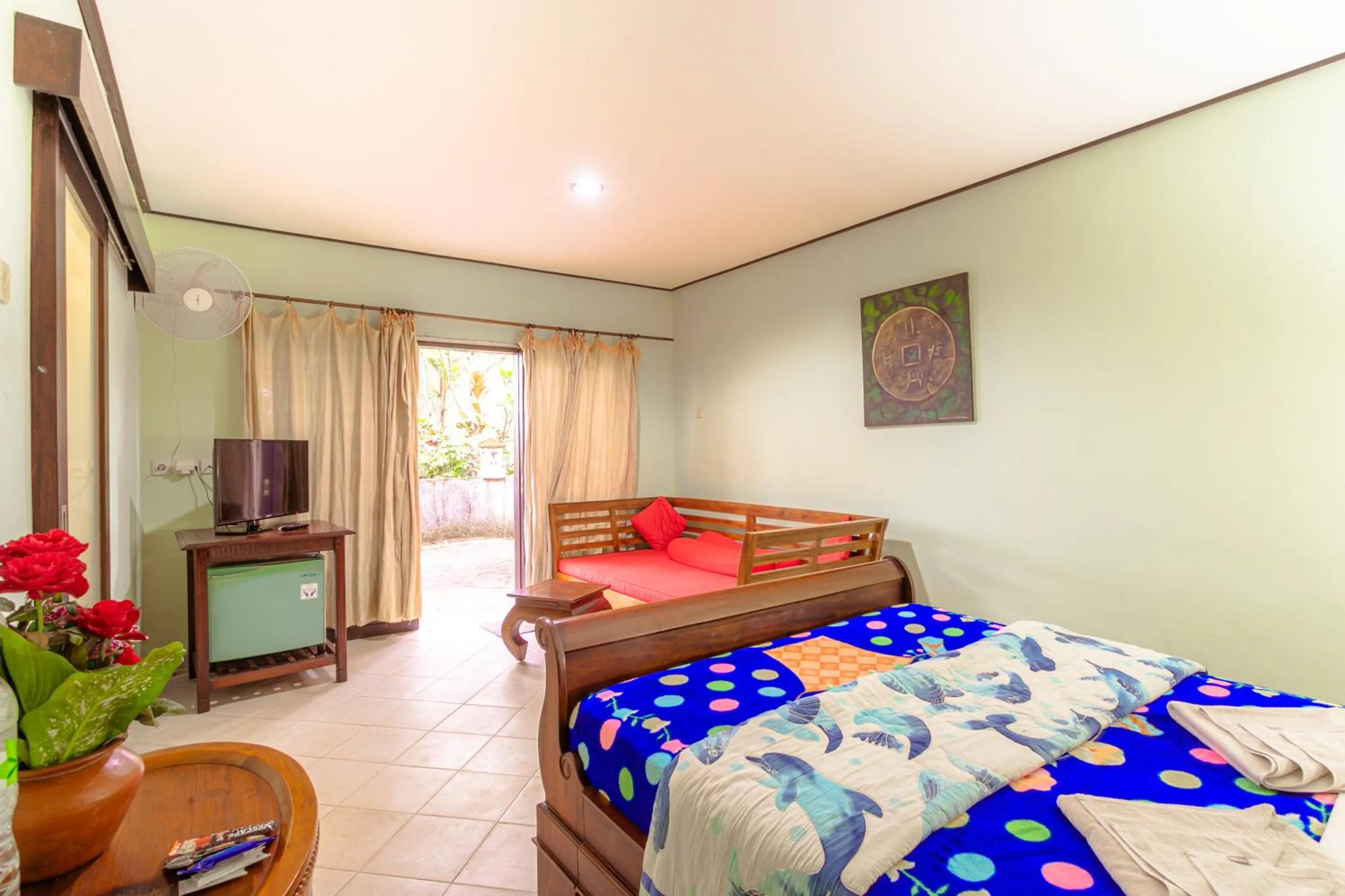 Bed in Pacung Indah Hotel & Restaurant by ecommerceloka