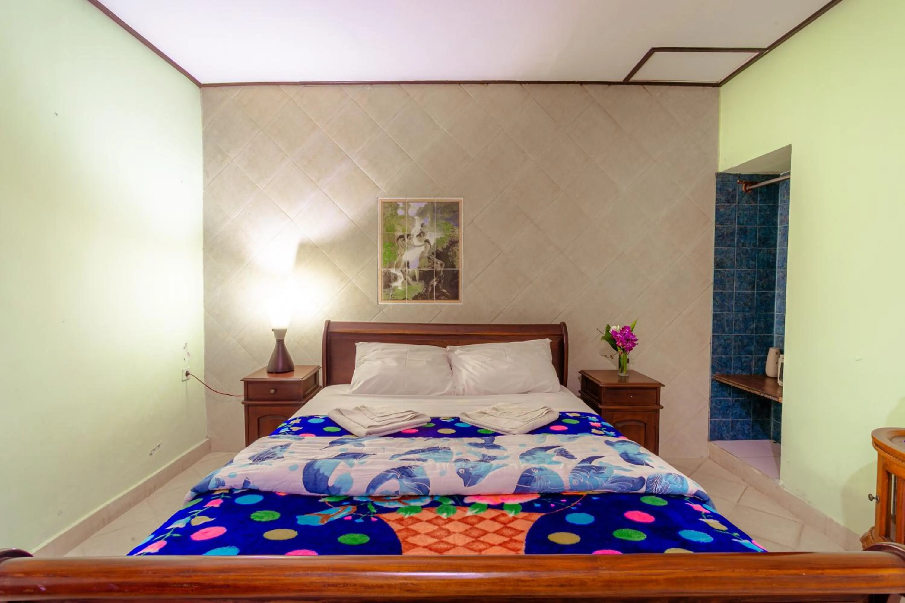 Bed in Pacung Indah Hotel & Restaurant by ecommerceloka