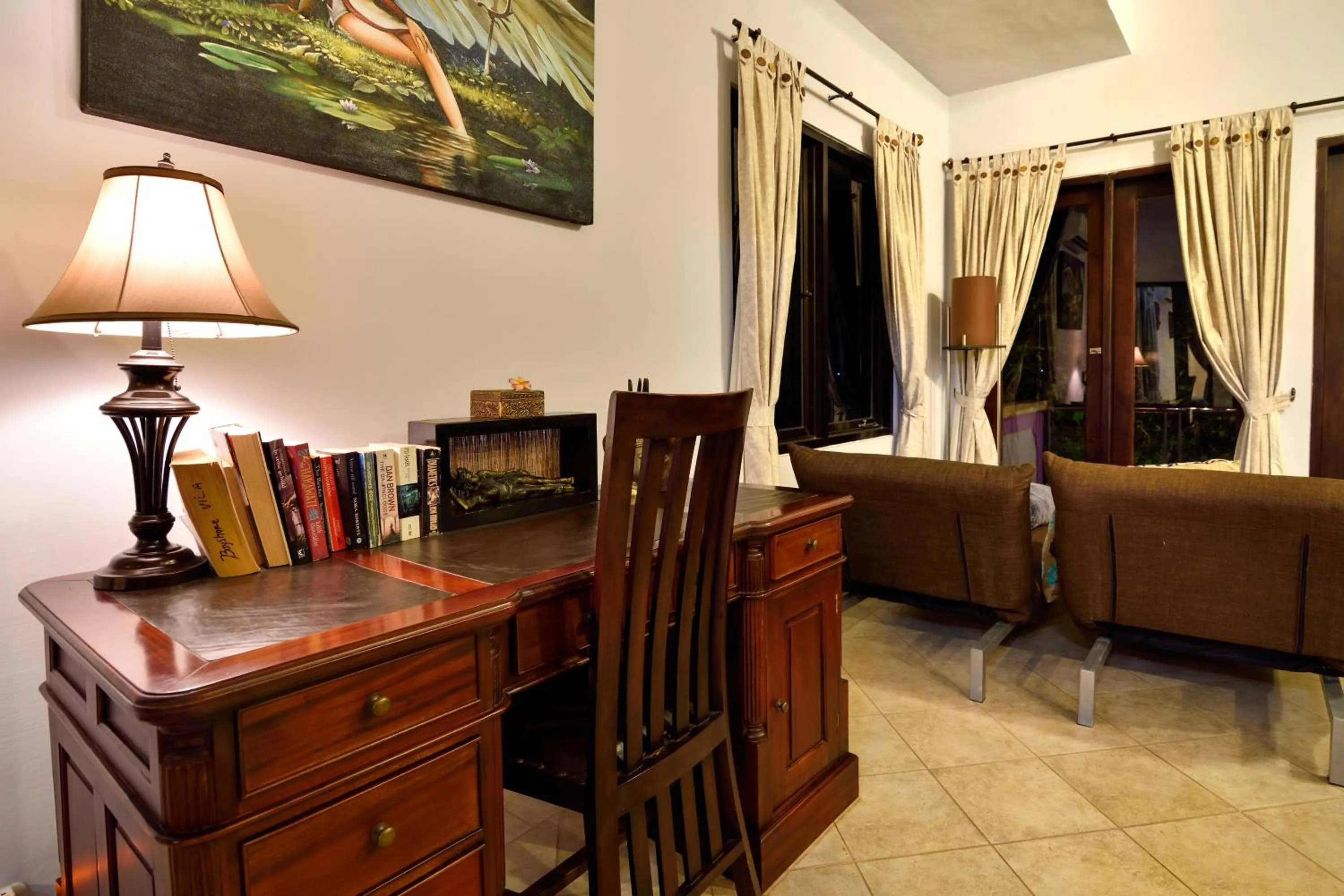 Living room in Dolphin Beach Bali