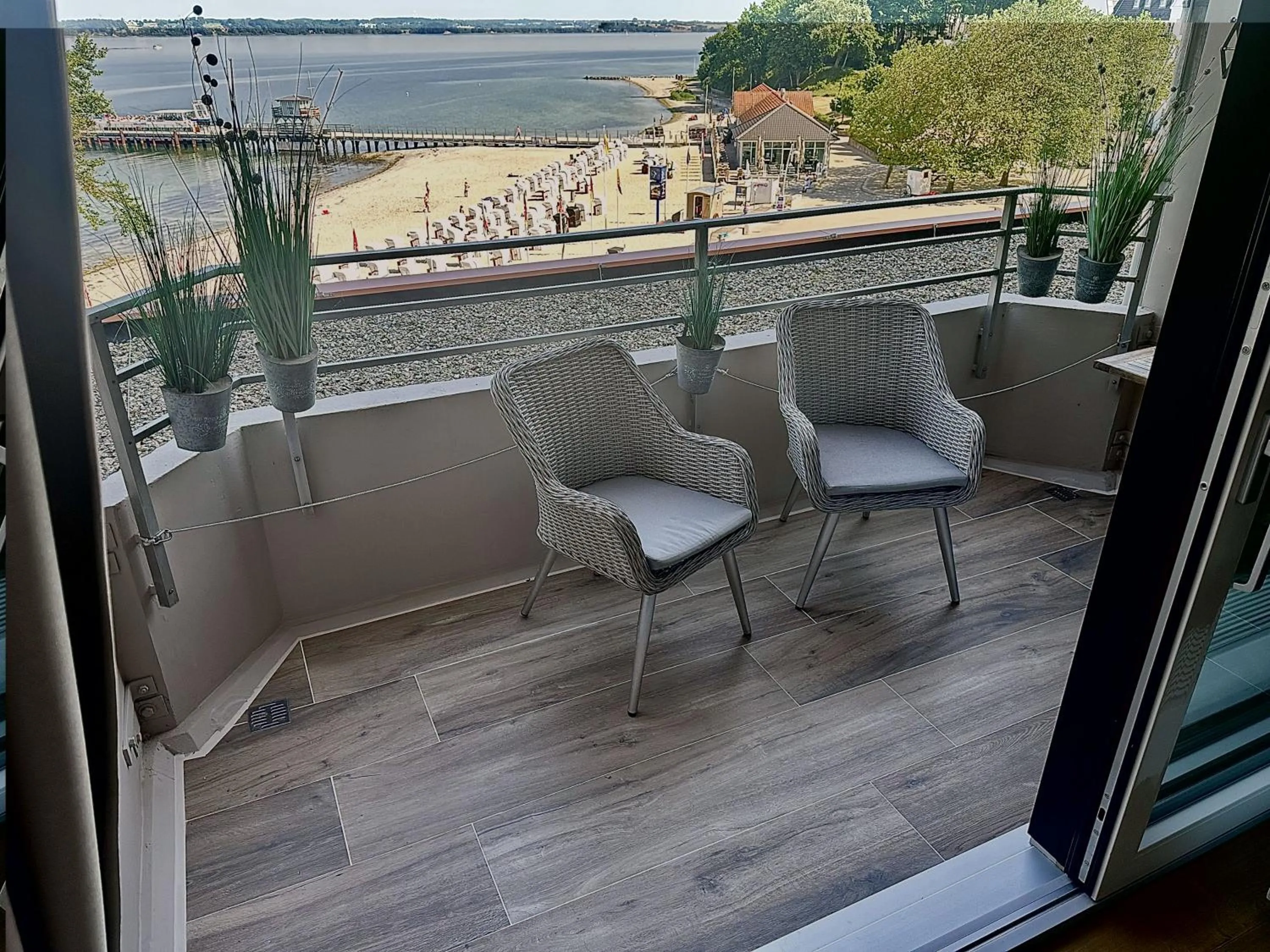 fewo1846 Intermar - Kajuete Foerdeblick - familienfreundliches Studioapartment mit Balkon und Meerblick