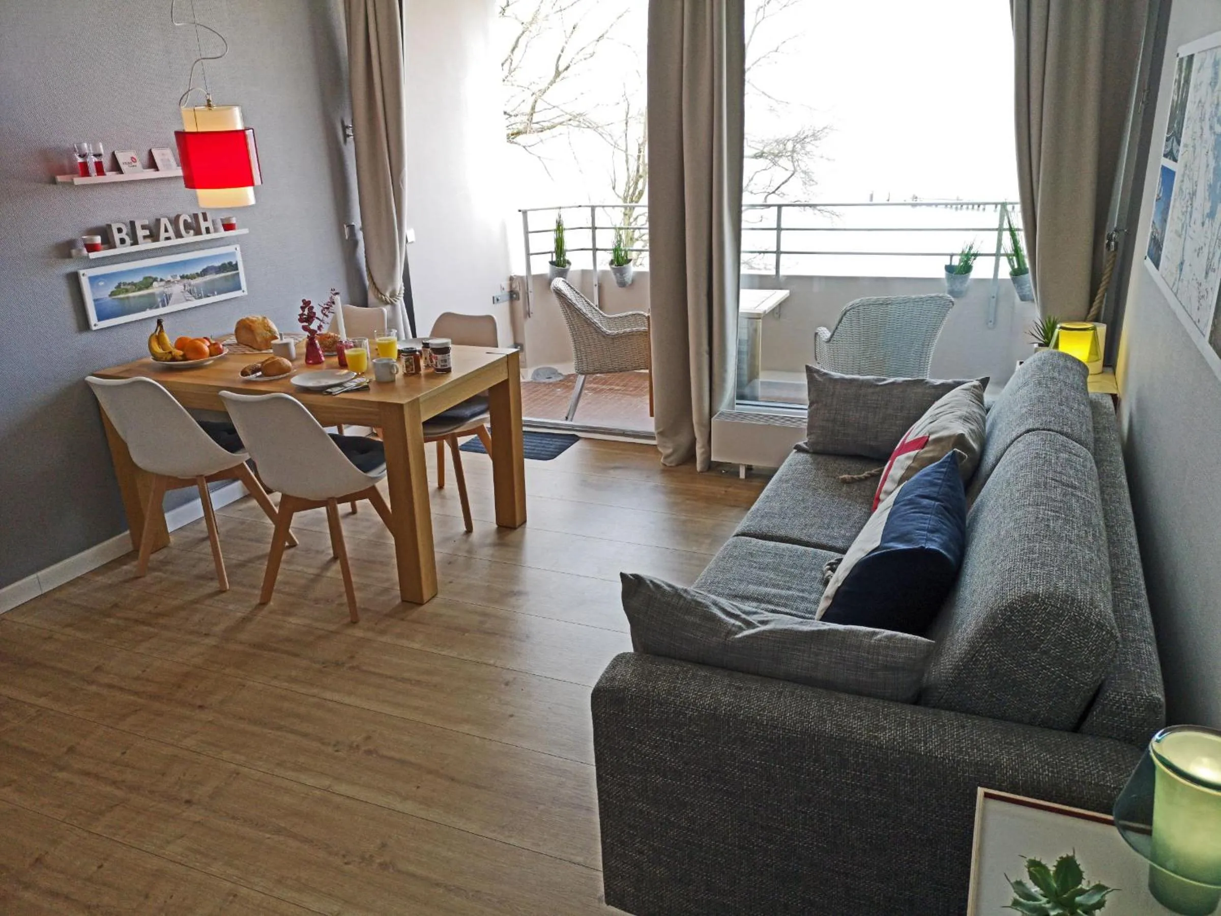 fewo1846 Intermar - Kajuete Foerdeblick - familienfreundliches Studioapartment mit Balkon und Meerblick