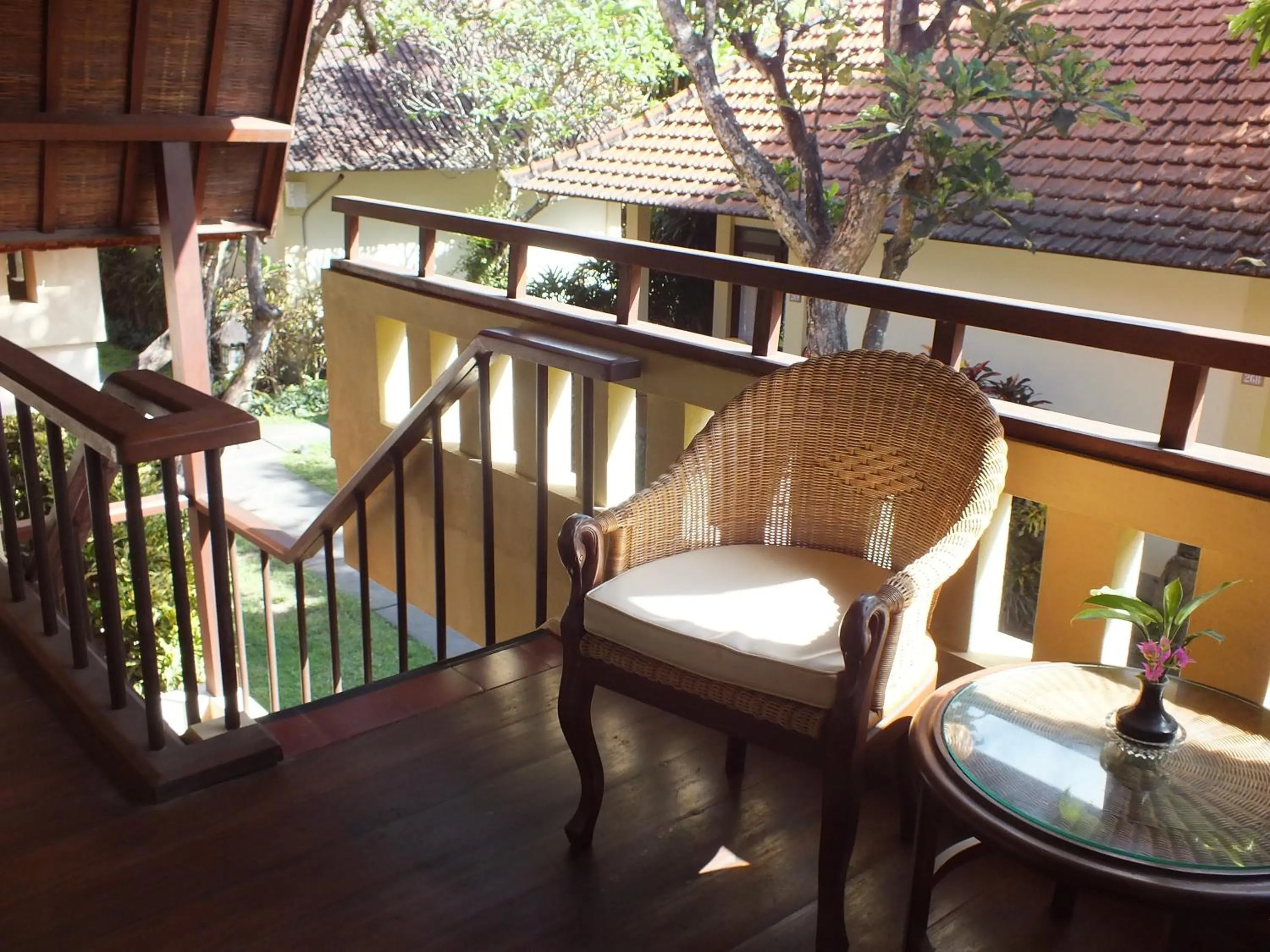 Balcony/Terrace in Besakih Beach Hotel