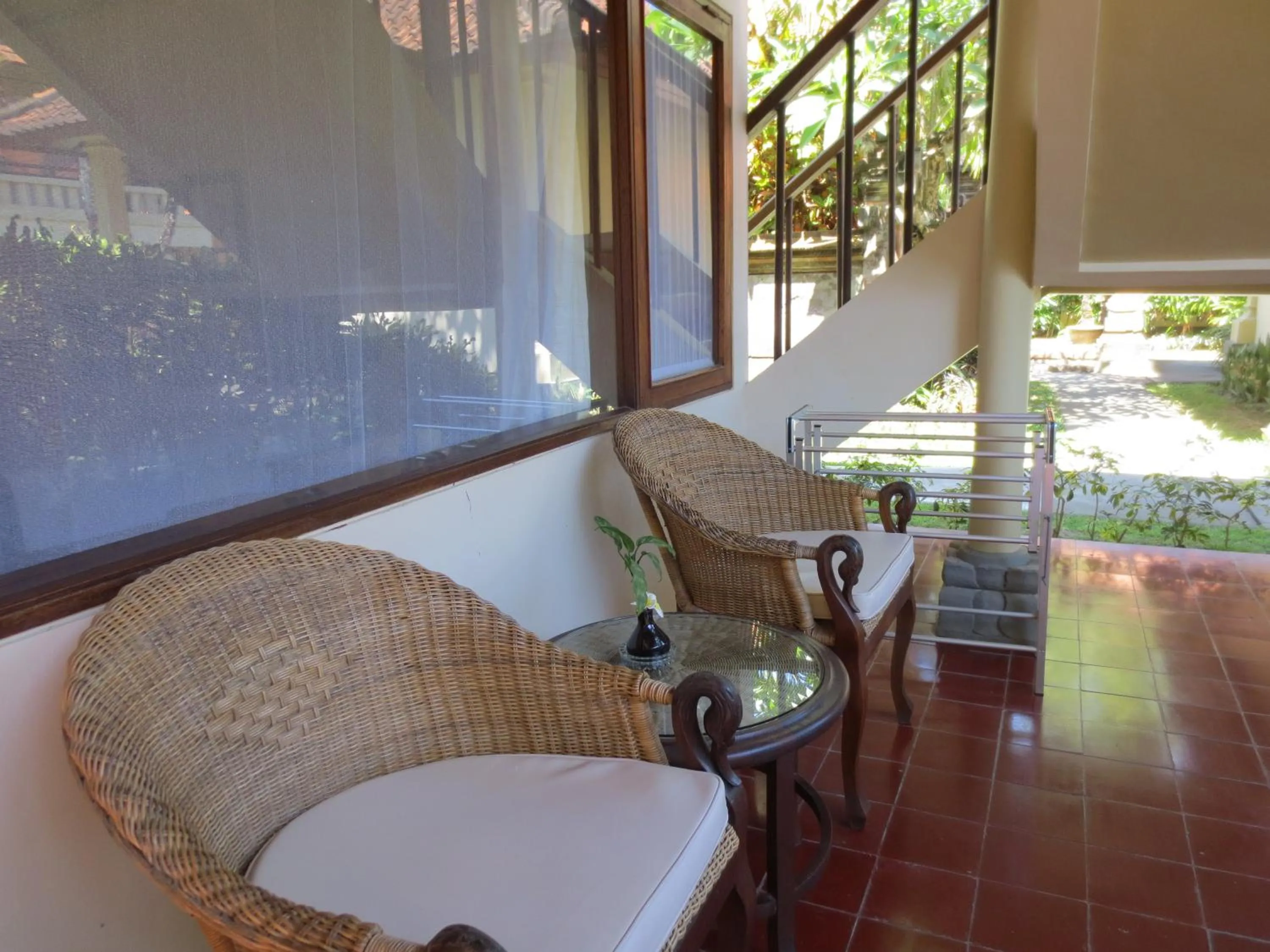 Balcony/Terrace in Besakih Beach Hotel