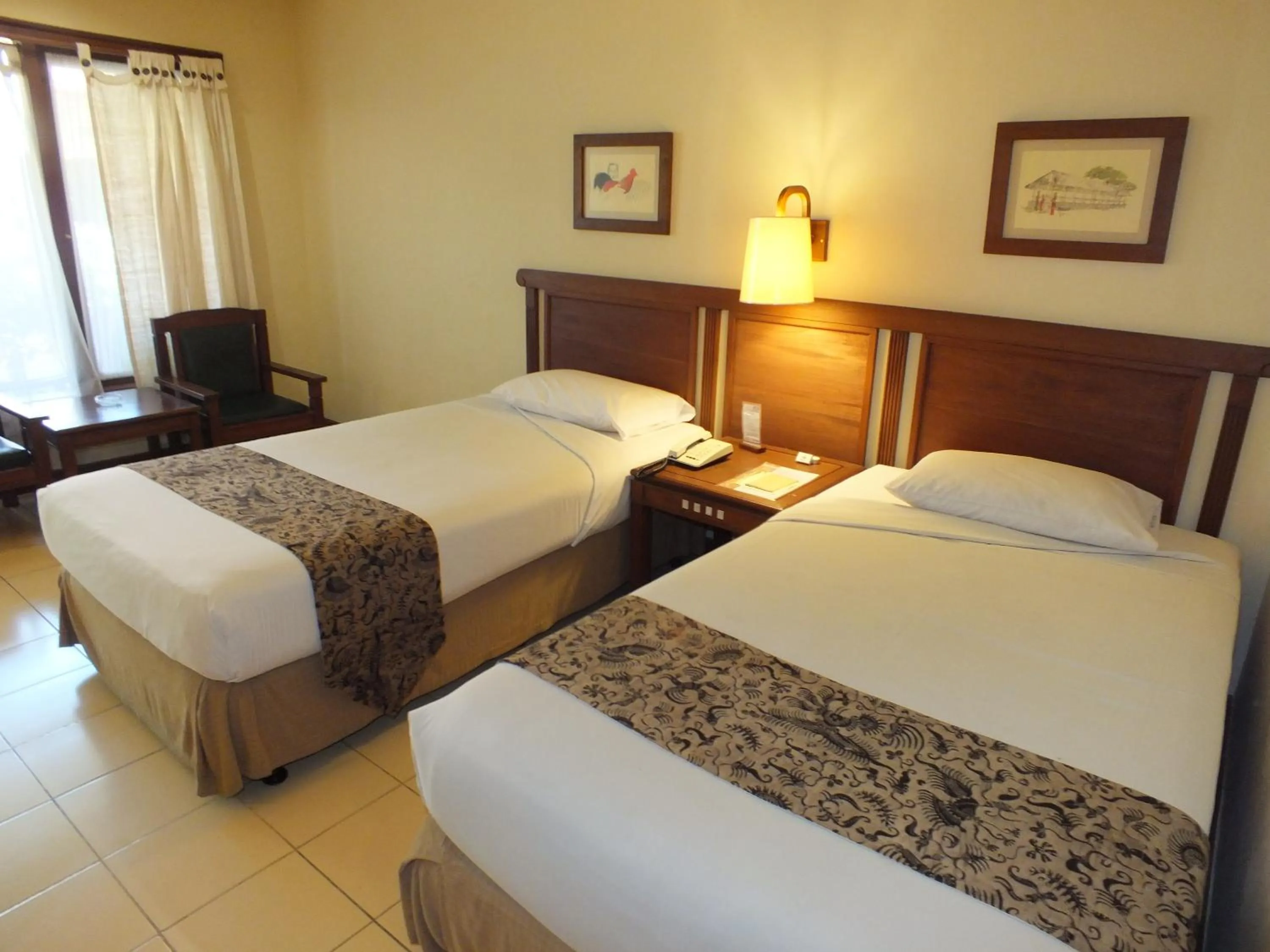 Bed in Besakih Beach Hotel