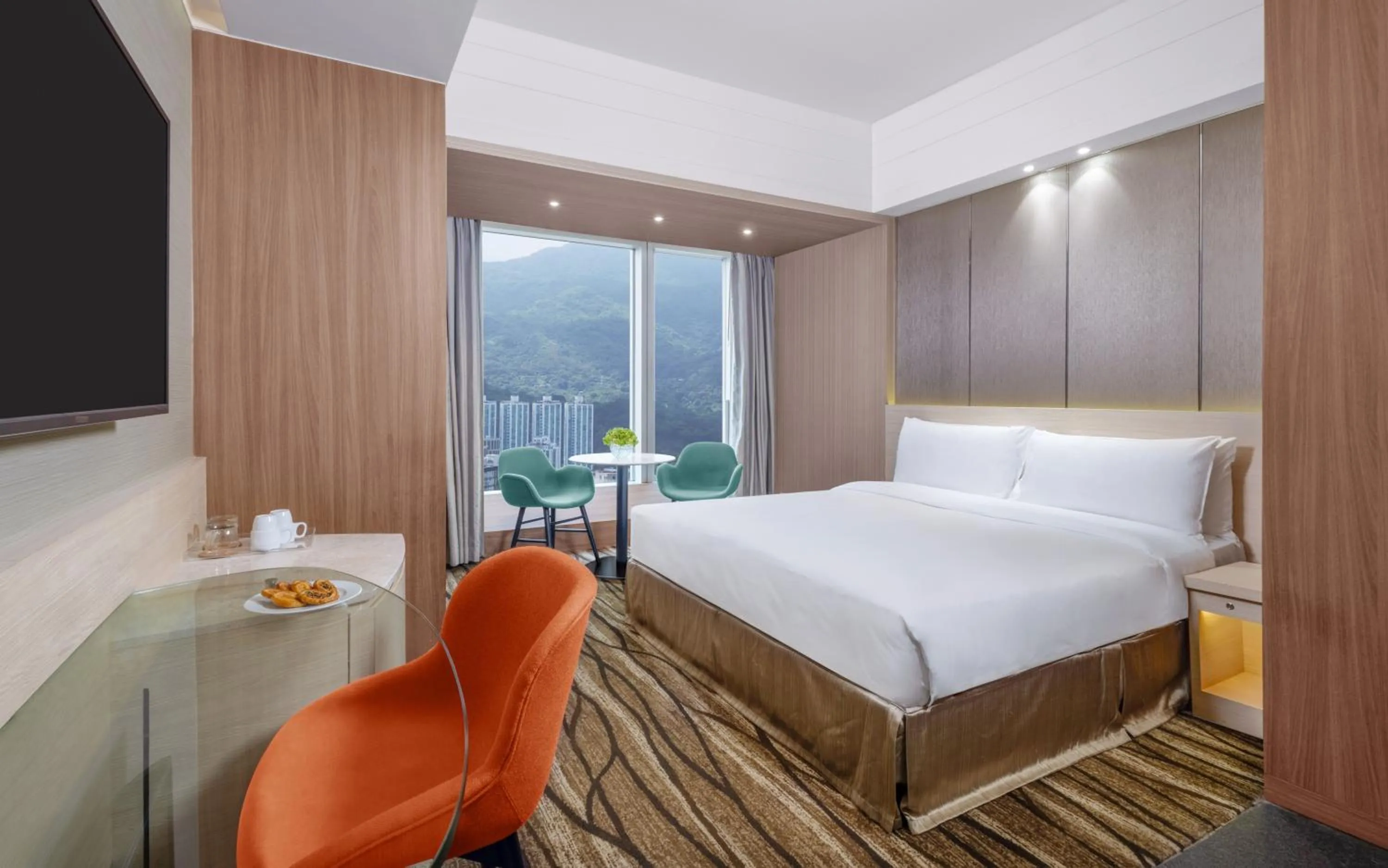 Bed in Nina Hotel Tsuen Wan West