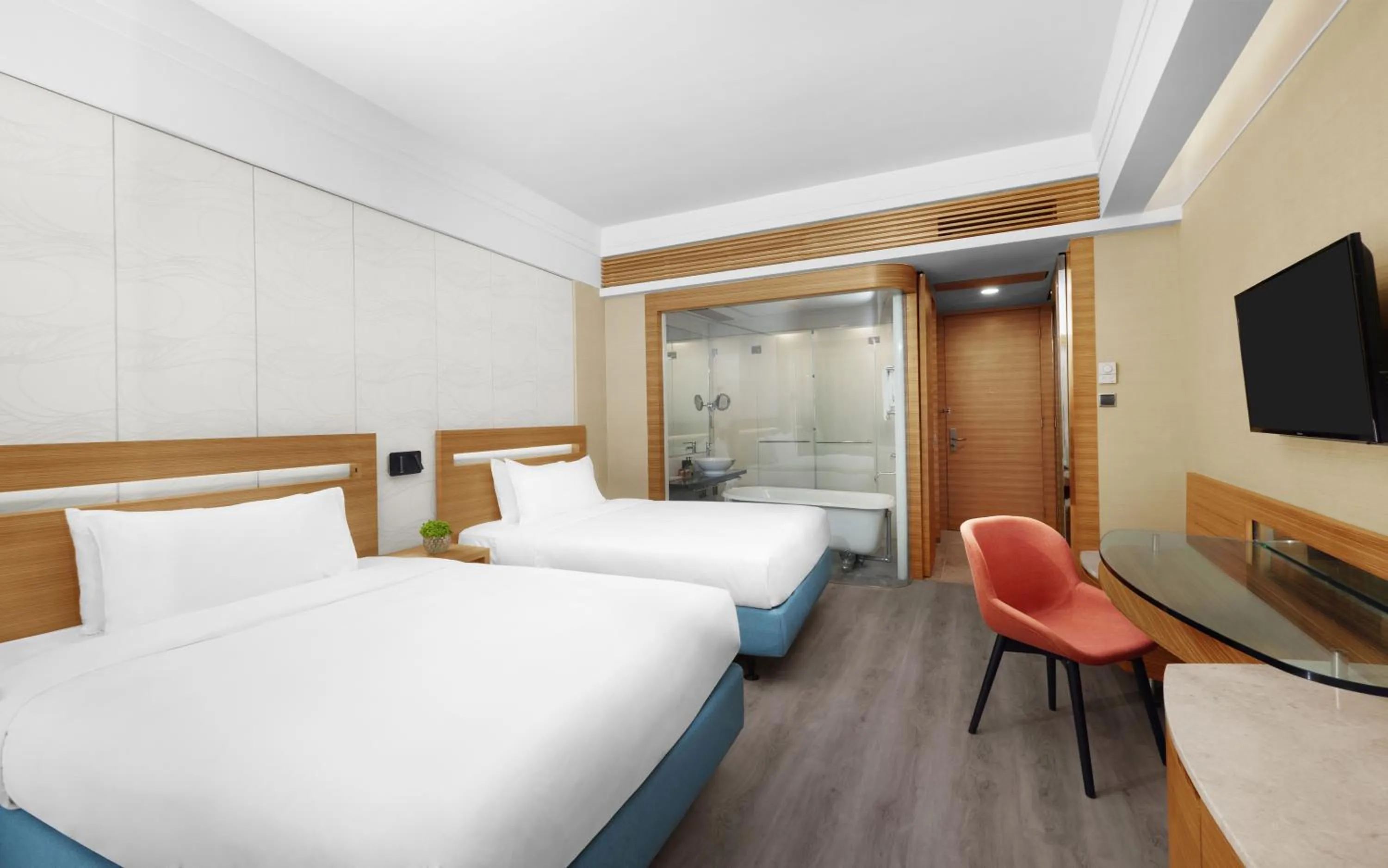 Bed in Nina Hotel Tsuen Wan West