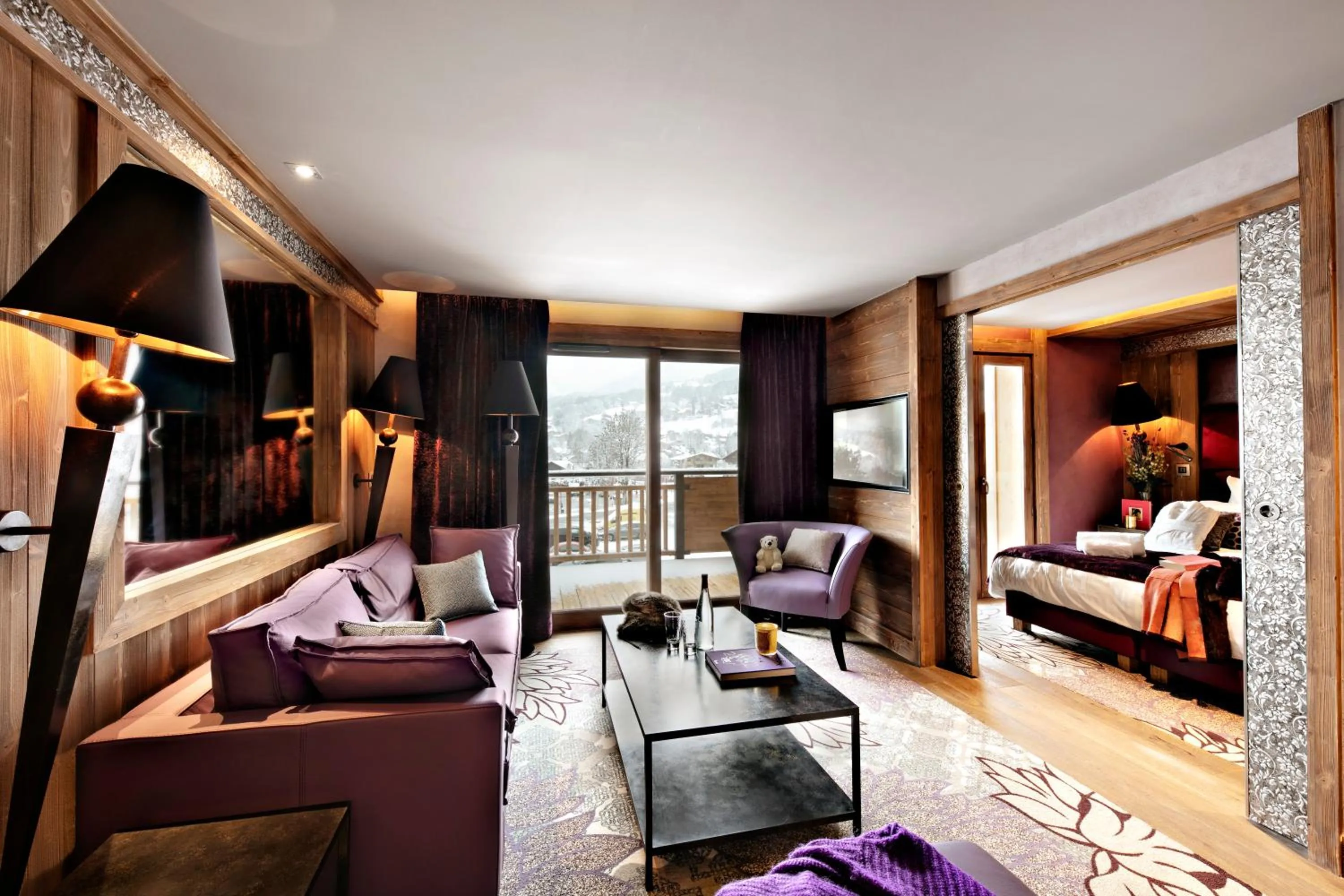 Living room in MGM Hôtels & Résidences - Hôtel Les Suites d'Alexane