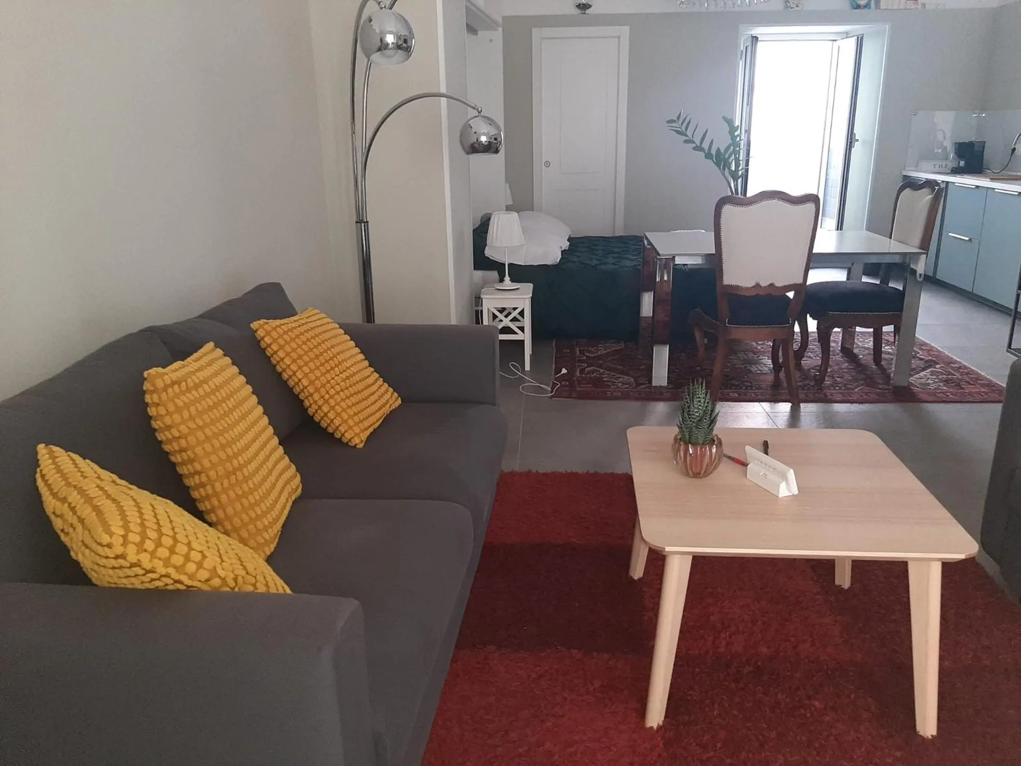 Living room in RossoCorallo B&B