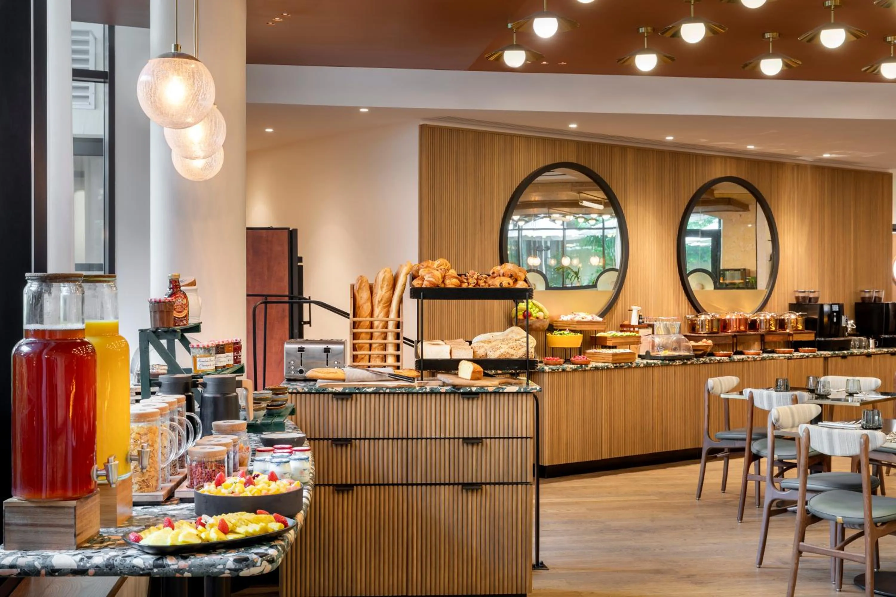 Buffet breakfast in Le Parchamp, a Tribute Portfolio Hotel, Paris Boulogne