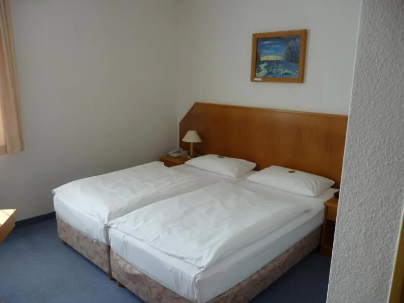 Bed in Hotel Mecklenburger Mühle Garni